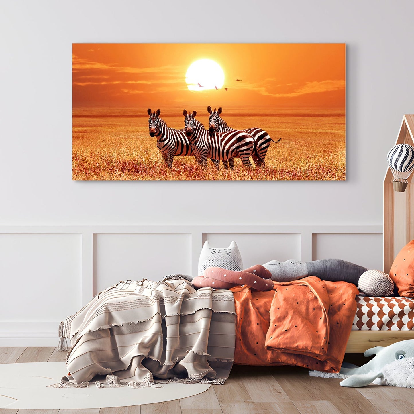 Serengeti National Park Canvas Wall Art Painting