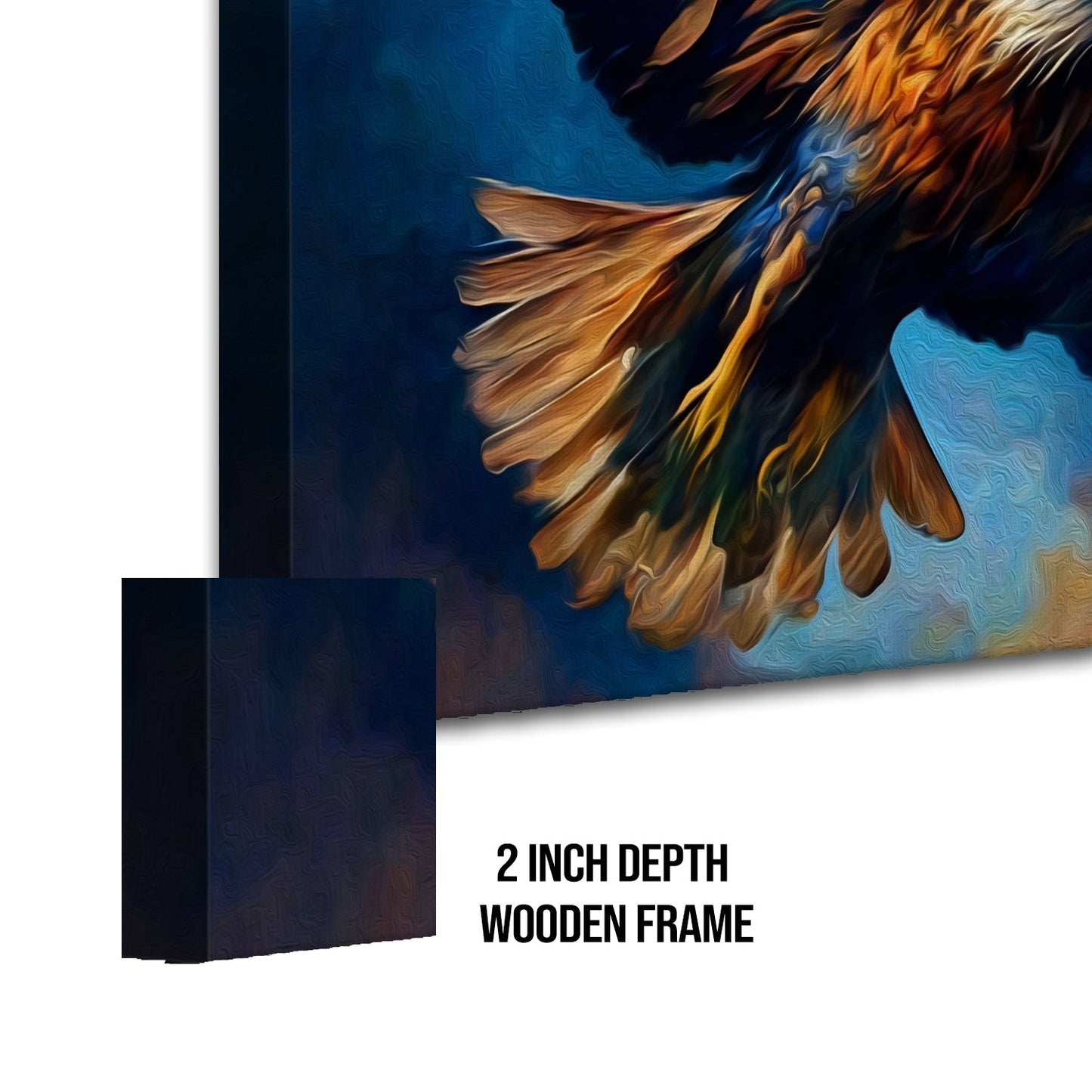 Three Eagles Flying Canvas Wall Art Painting