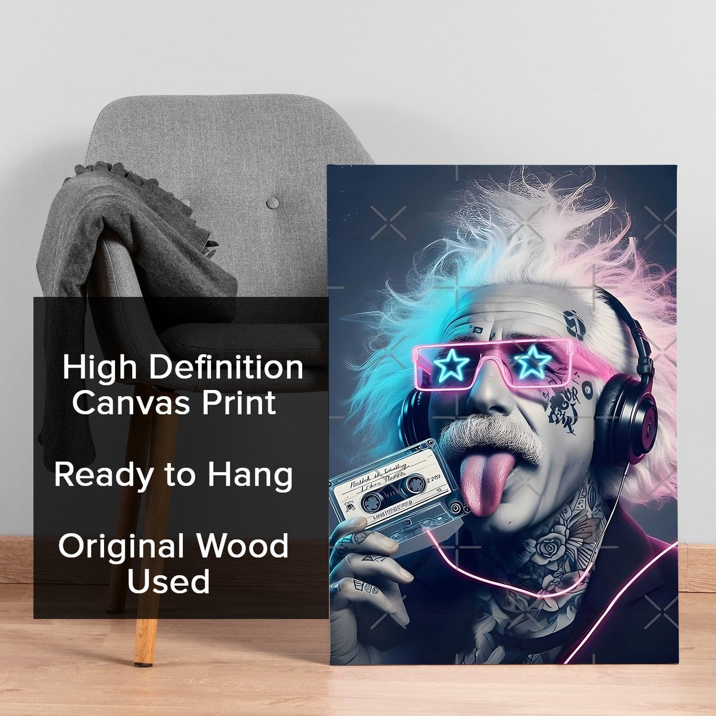 Funky Einstein Wall Art