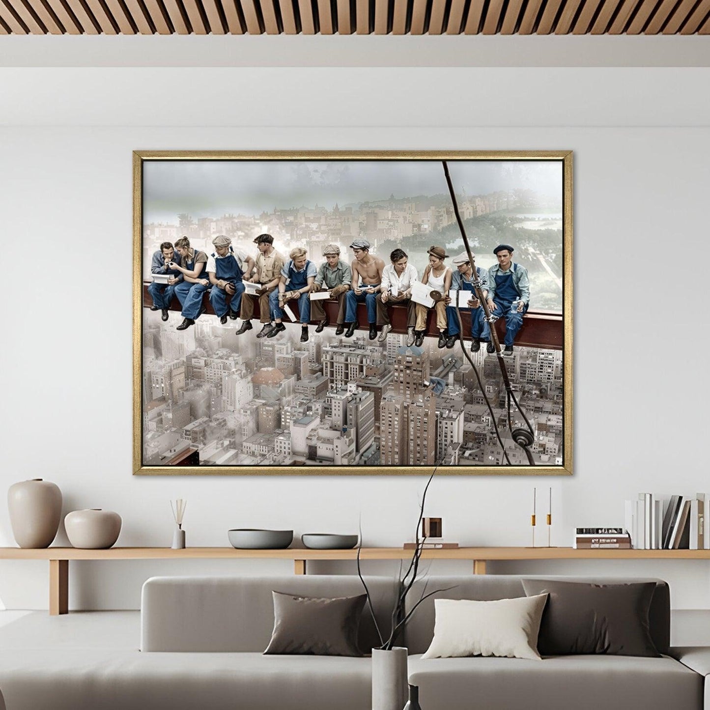 Lunch Atop a Skyscraper Wall Art