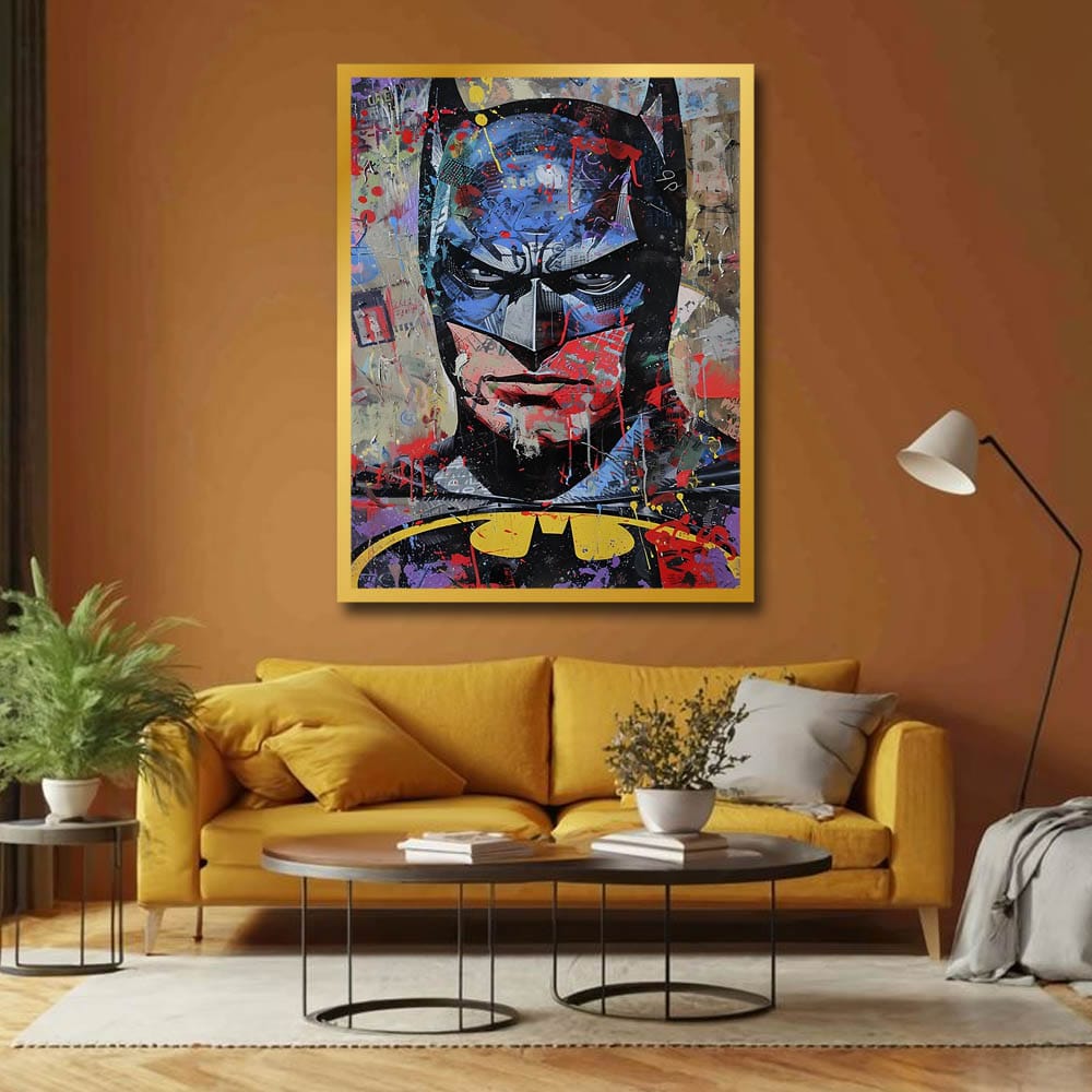Batman Canvas Wall Painting For Home Decor