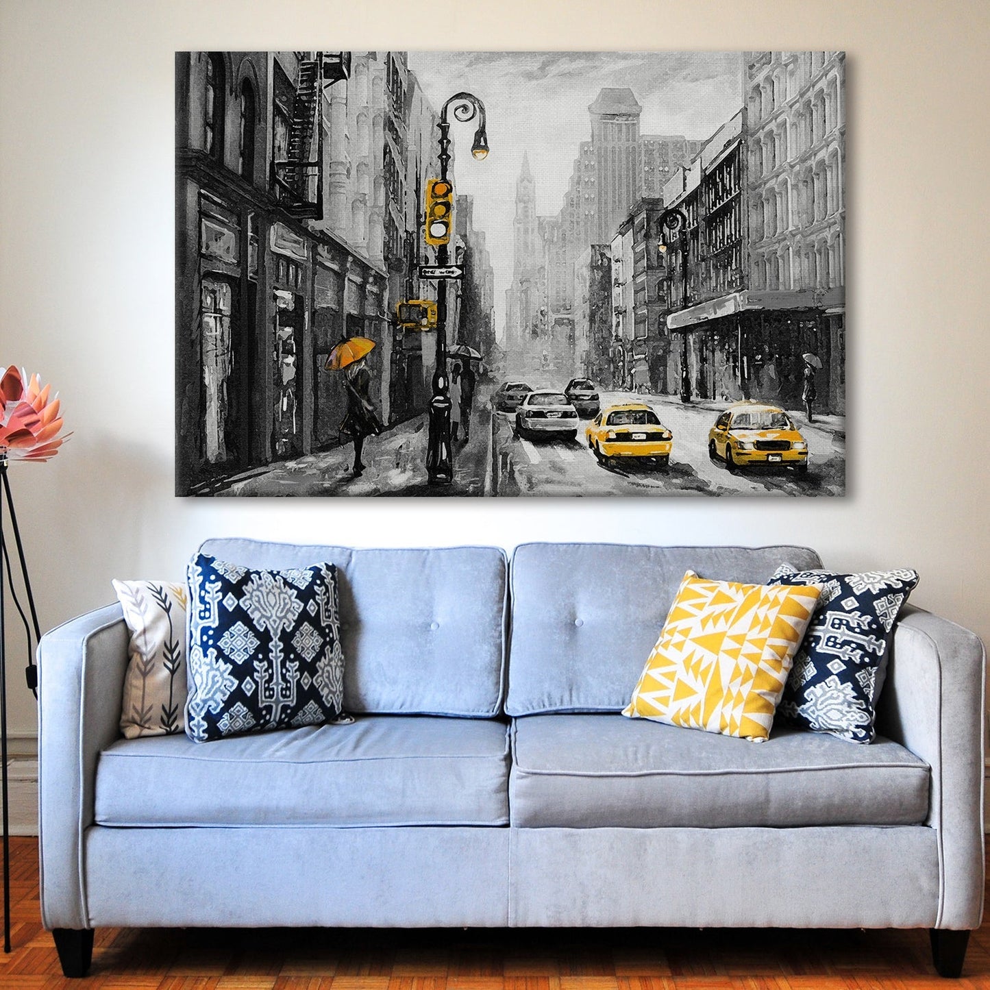 Beautiful Landscapes Painting on Canvas. Large Premium Framed Wall Art for Living Room, Office Spaces. (LDWA23)