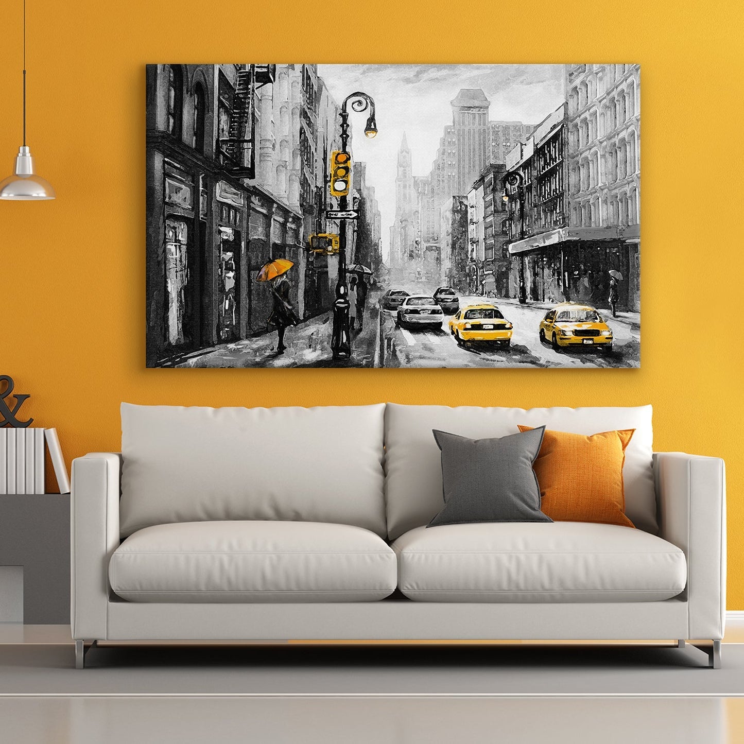 Beautiful Landscapes Painting on Canvas. Large Premium Framed Wall Art for Living Room, Office Spaces. (LDWA23)