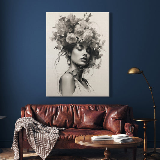 Rose of my life Canvas Wall Art Painting