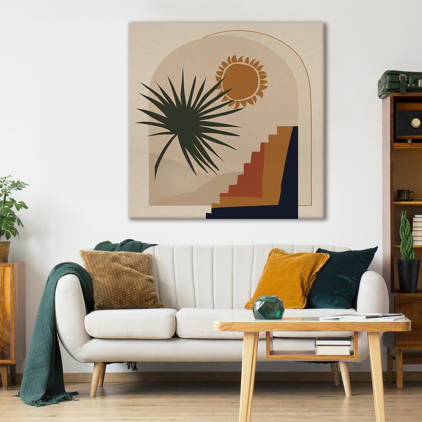 Boho Chic Canvas Wall Art Painting