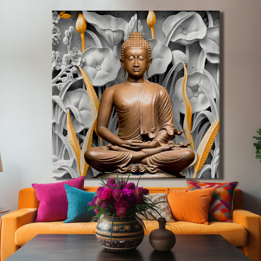 Buddha Canvas Wall Art  Painting