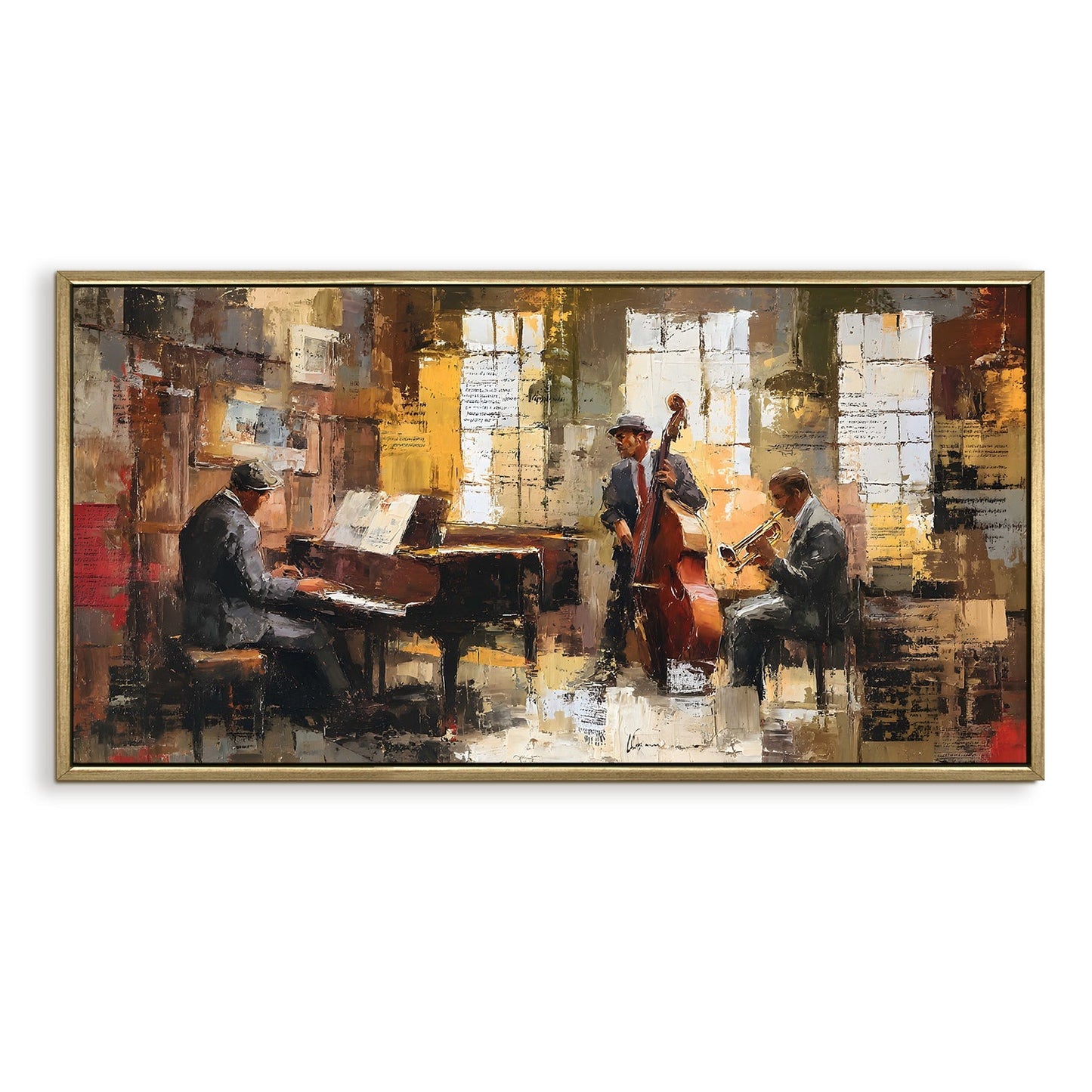 Vintage Jazz Trio Wall Art
