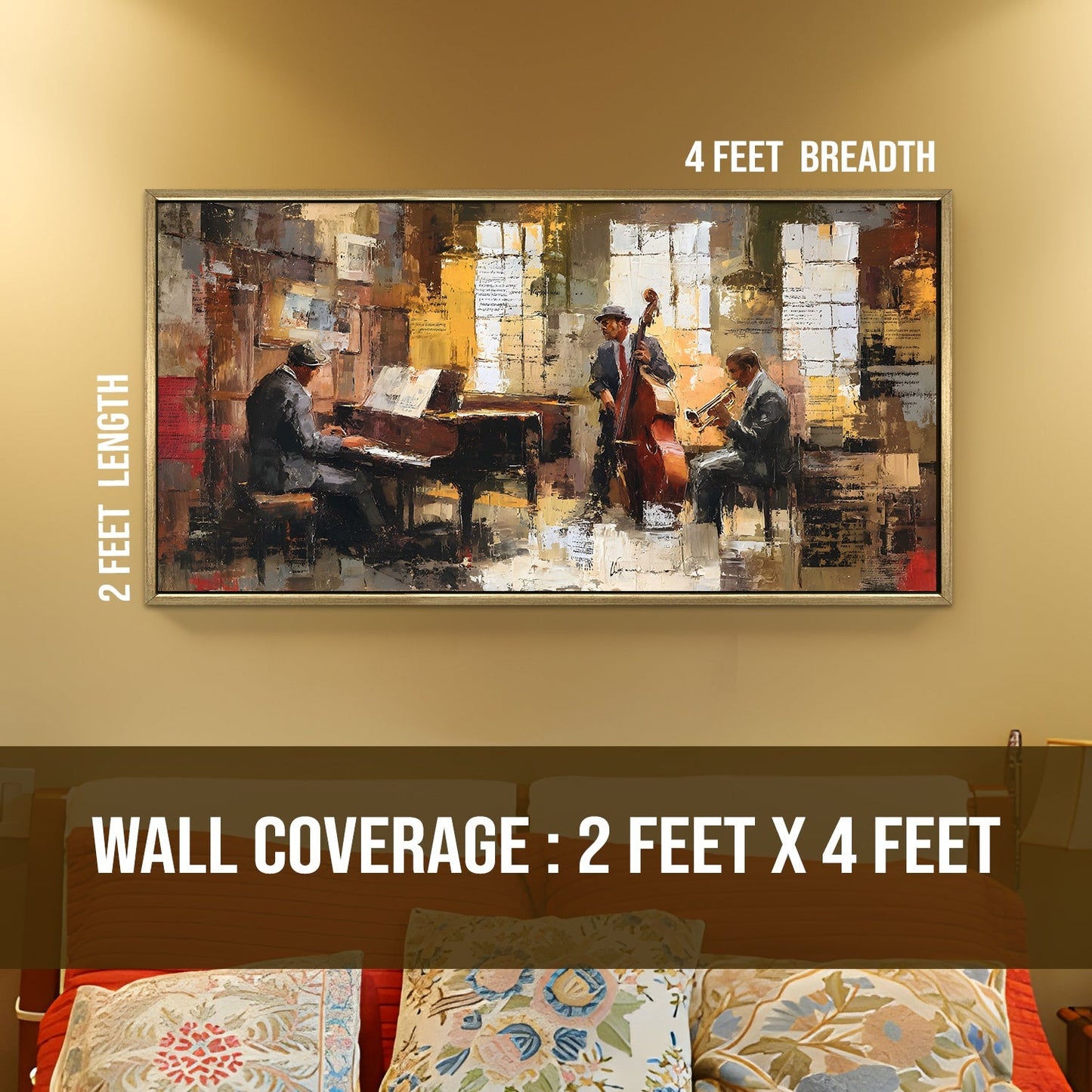 Vintage Jazz Trio Wall Art