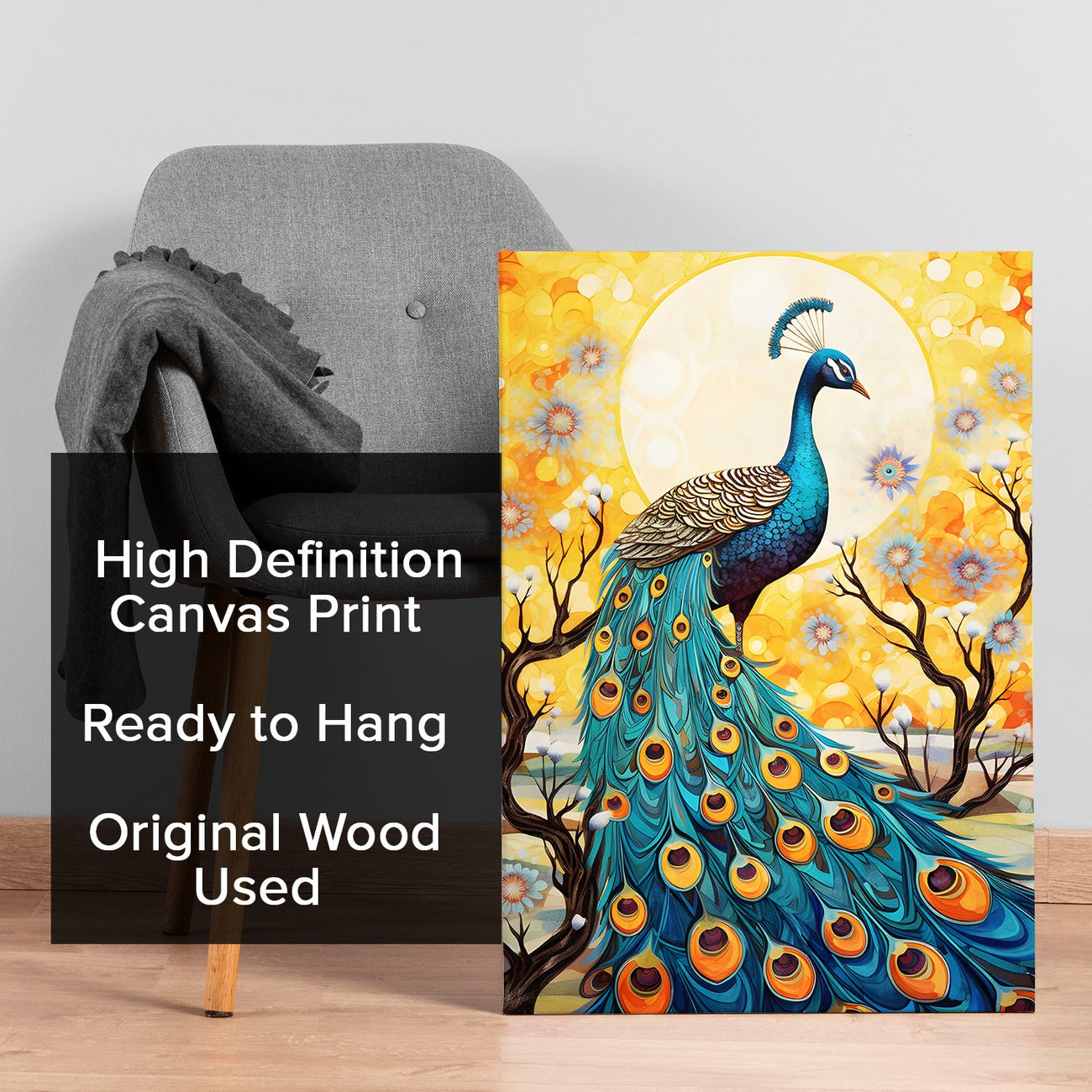 Peacock Vastu Canvas Painting
