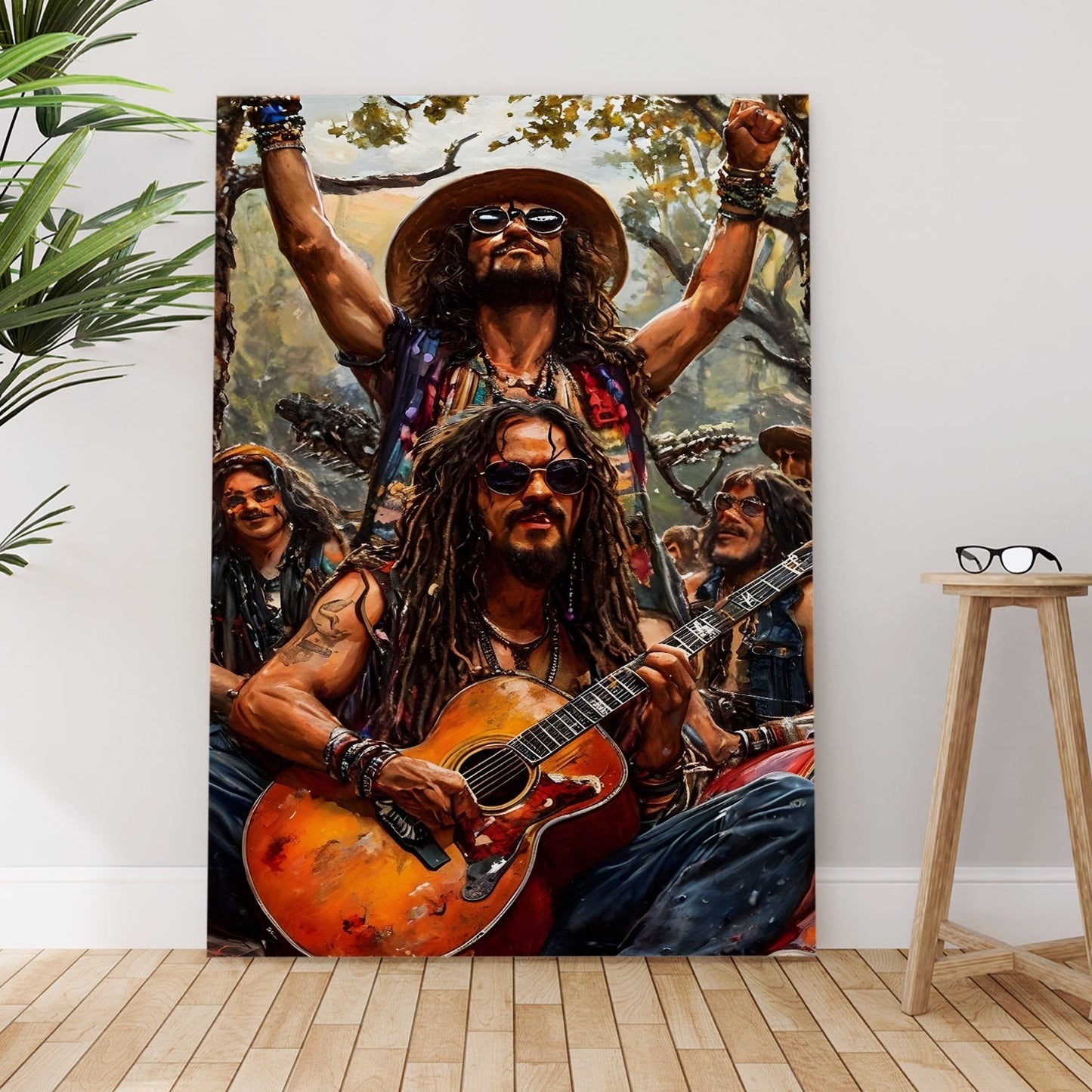 Boho Rock Wall Art