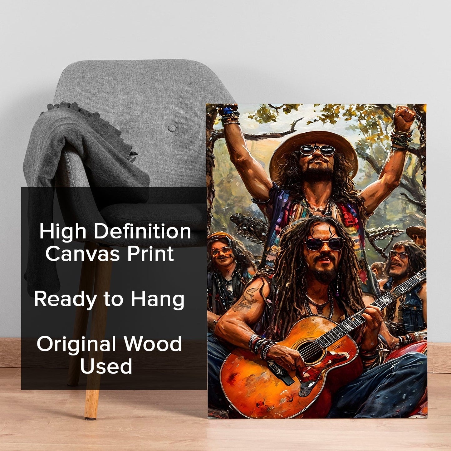 Boho Rock Wall Art