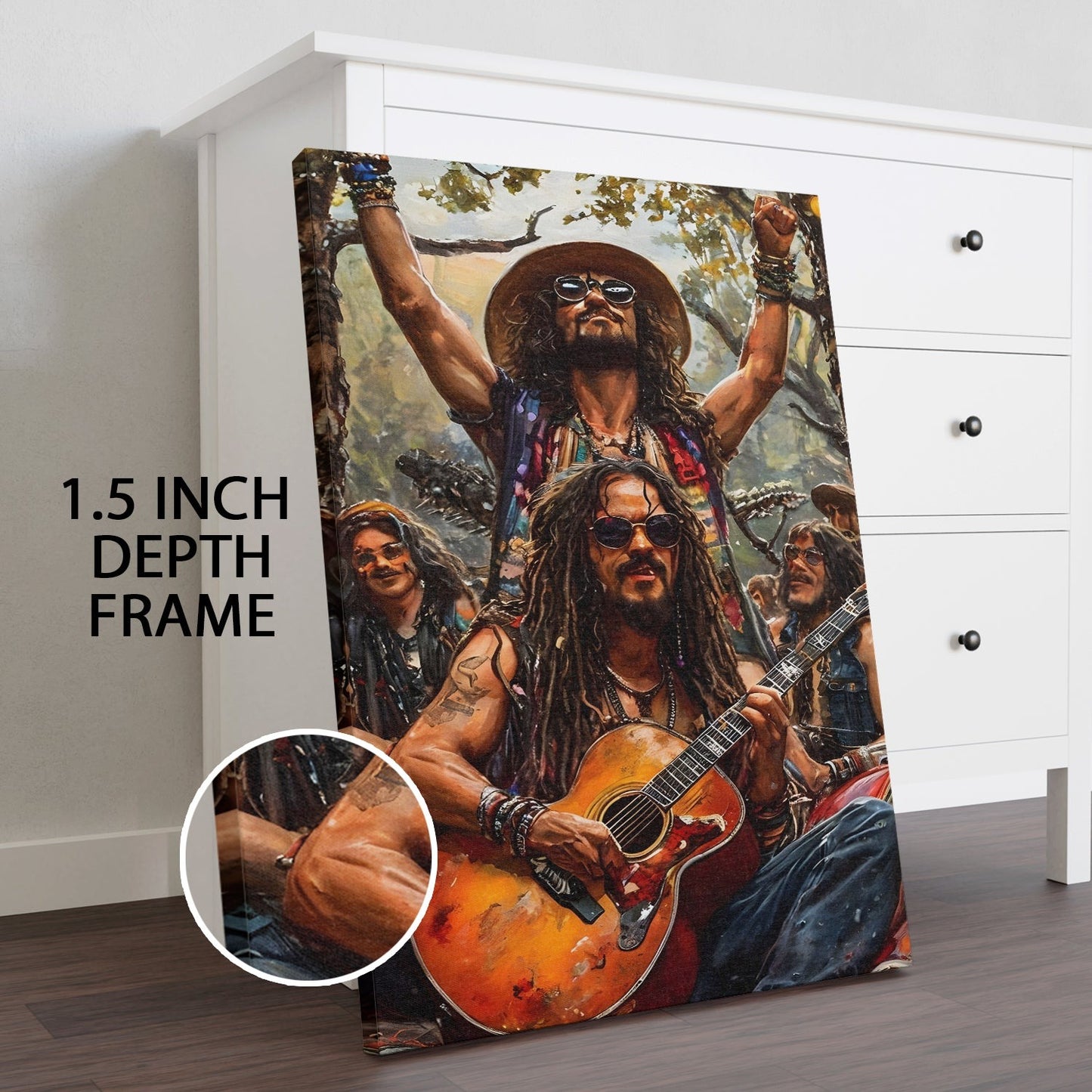 Boho Rock Wall Art
