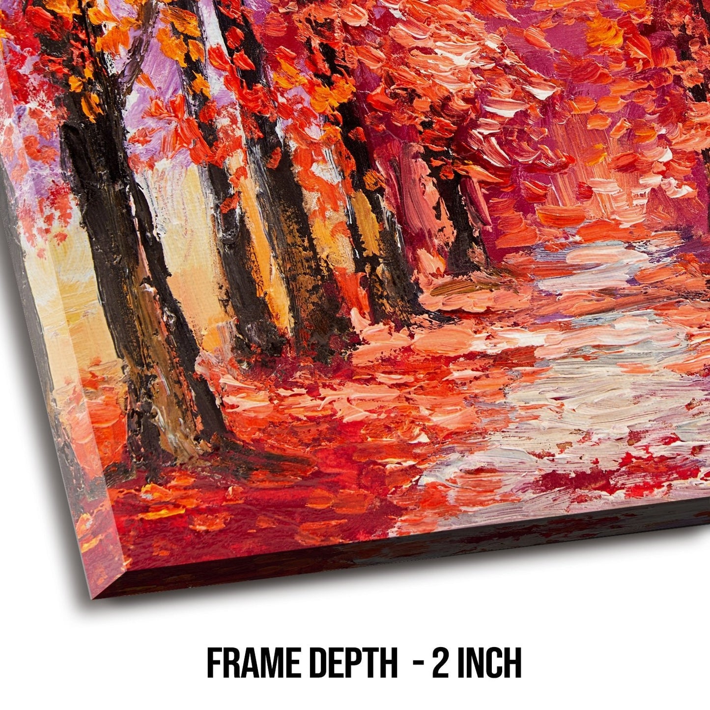 Autumn Tree Forest Canvas Wall Art Painting