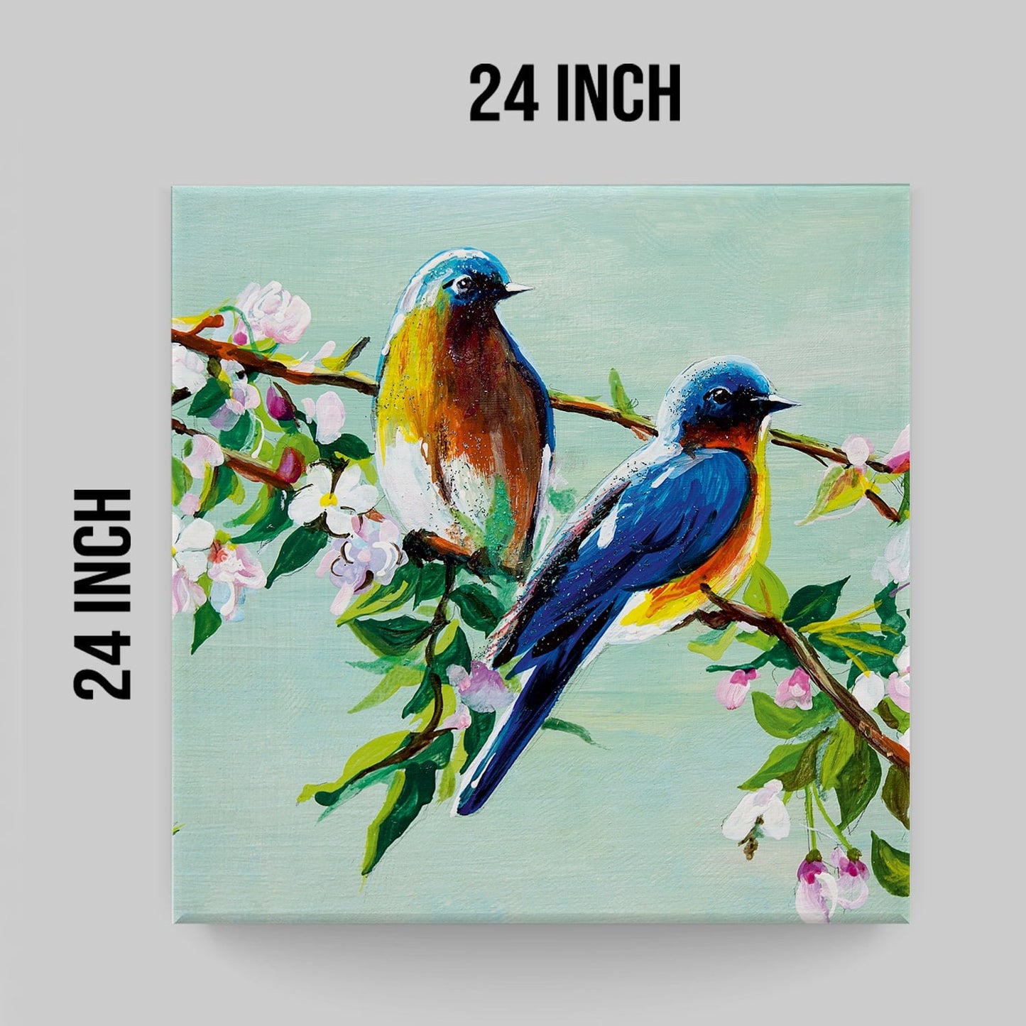 Exquisite Birds Canvas Painting