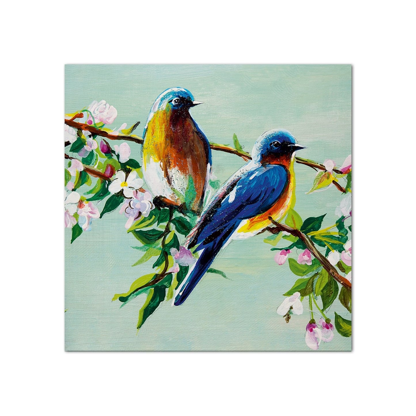 Exquisite Birds Canvas Painting