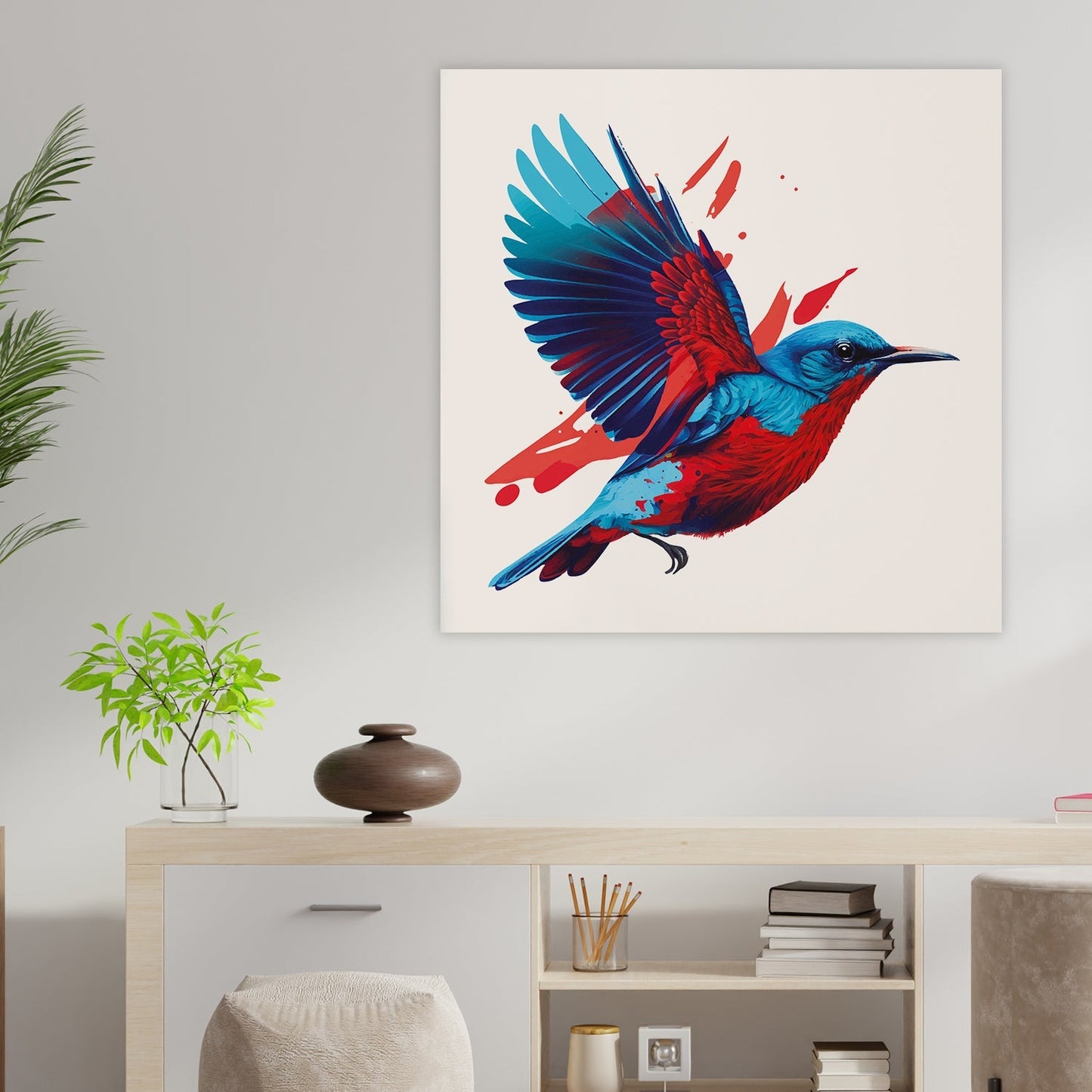 Exquisite Birds Canvas Painting