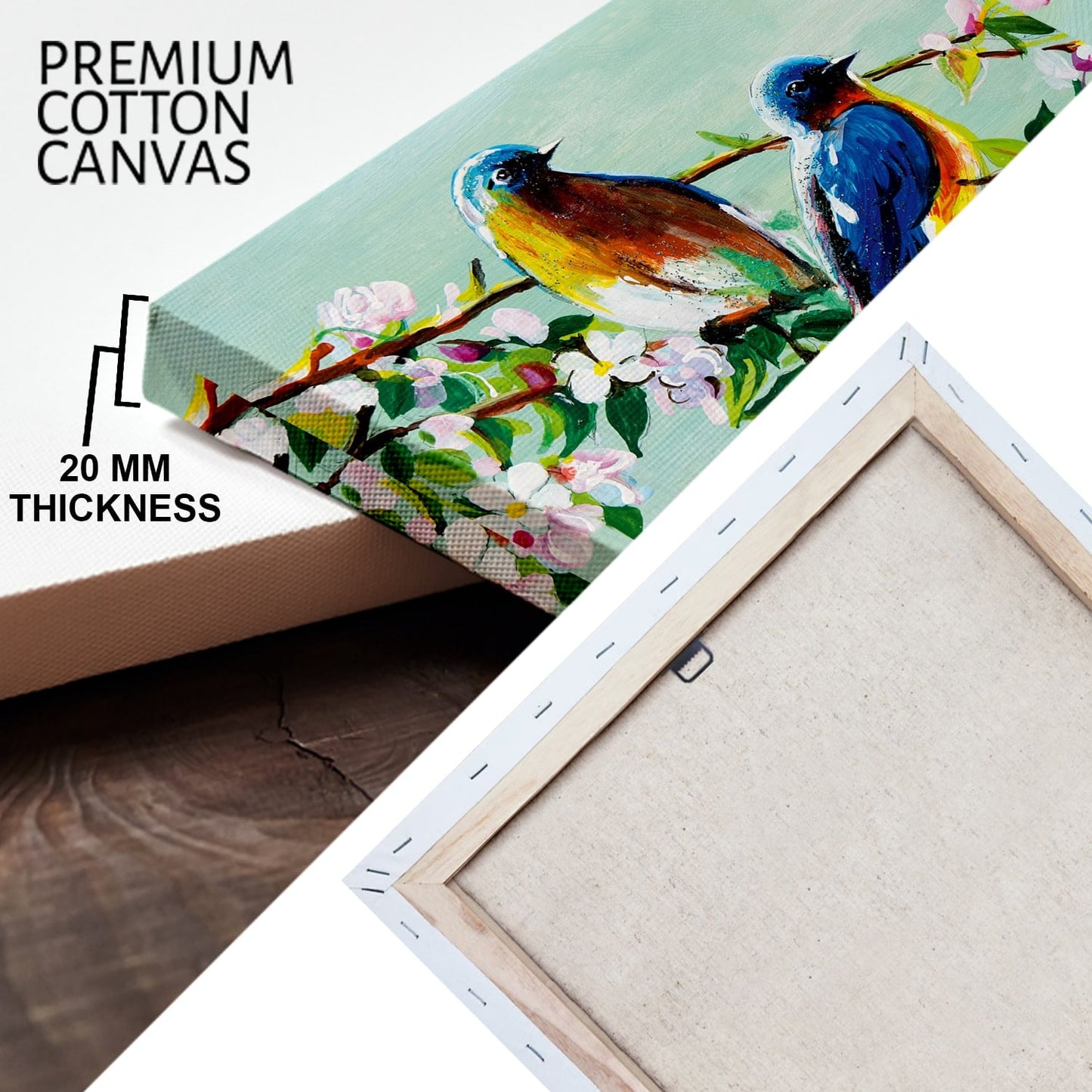 Exquisite Birds Canvas Painting
