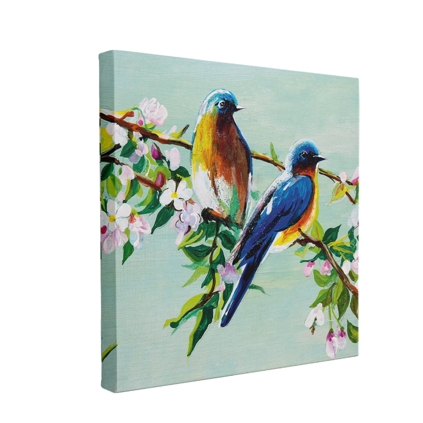 Exquisite Birds Canvas Painting