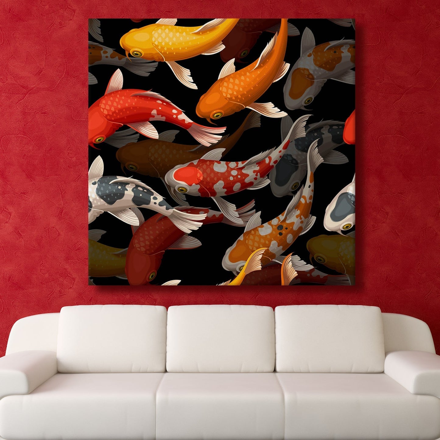 Fish Canvas Wall Art Painting