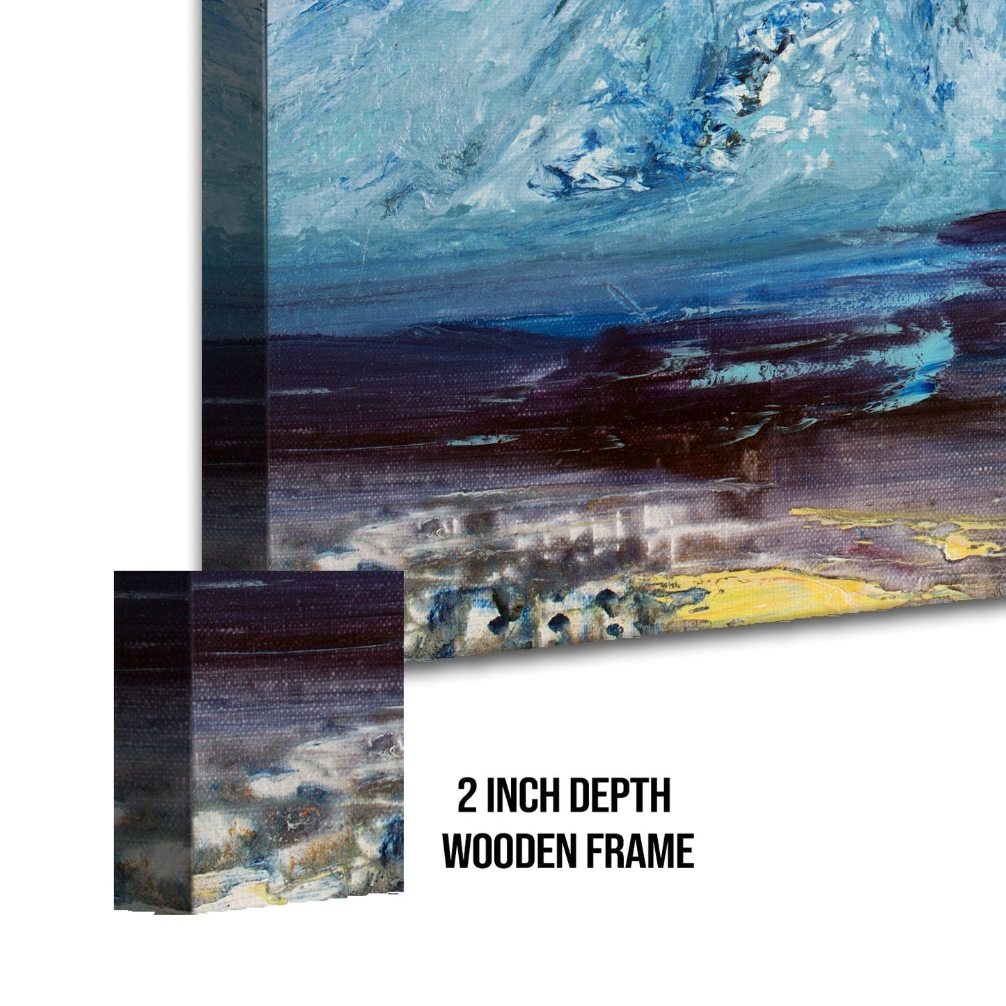 sky lake mountain Canvas Wall Art Painting