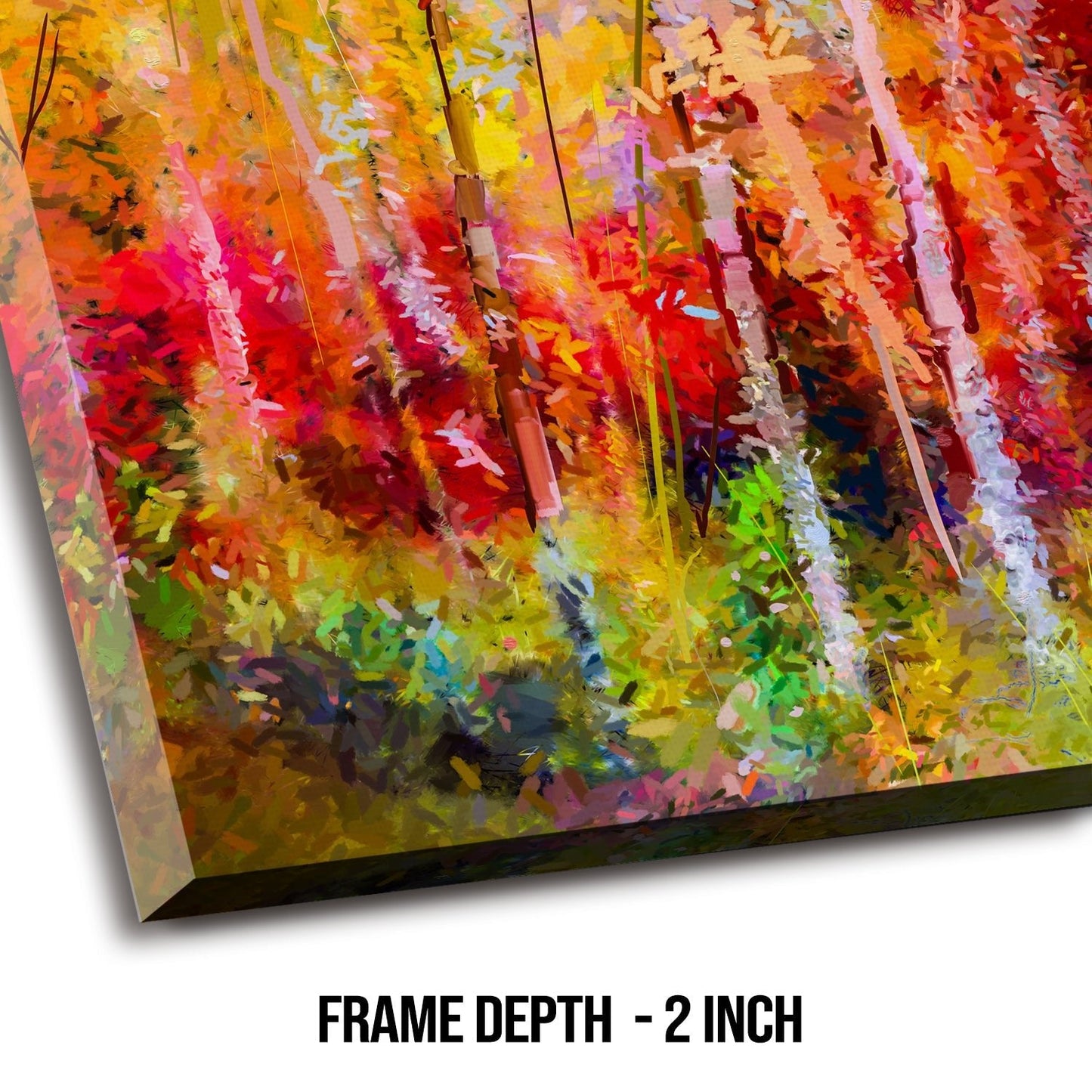 Autumn Trees Canvas Wall Art Painting