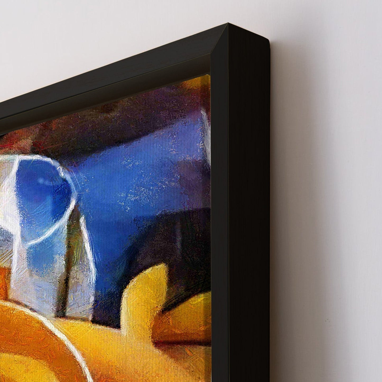 Framed Abstract Oil Pastel Style Wall Art Painting For Home and Hotels Wall Decoration (ABWA01)