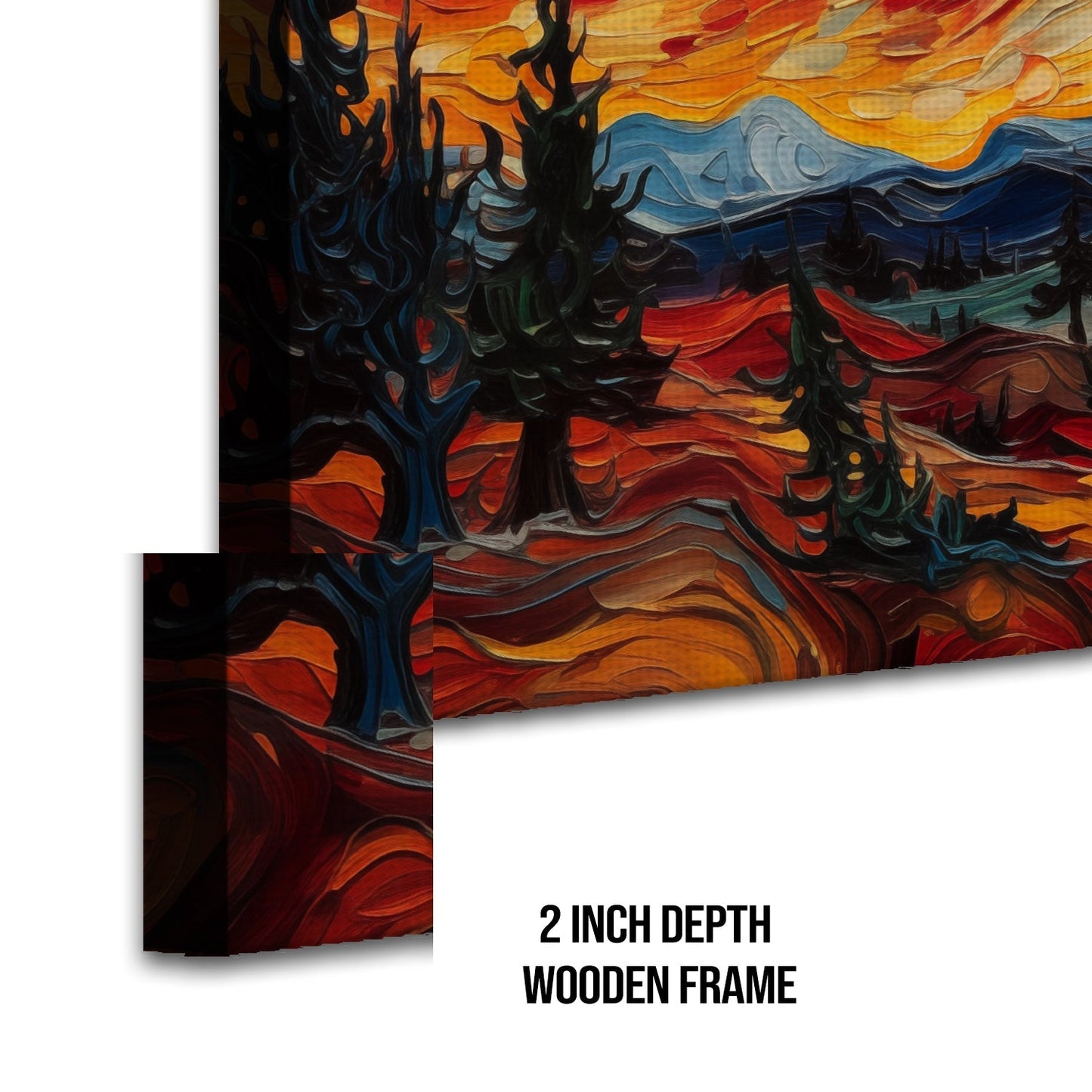 The Starry Night Canvas Wall Art Painting