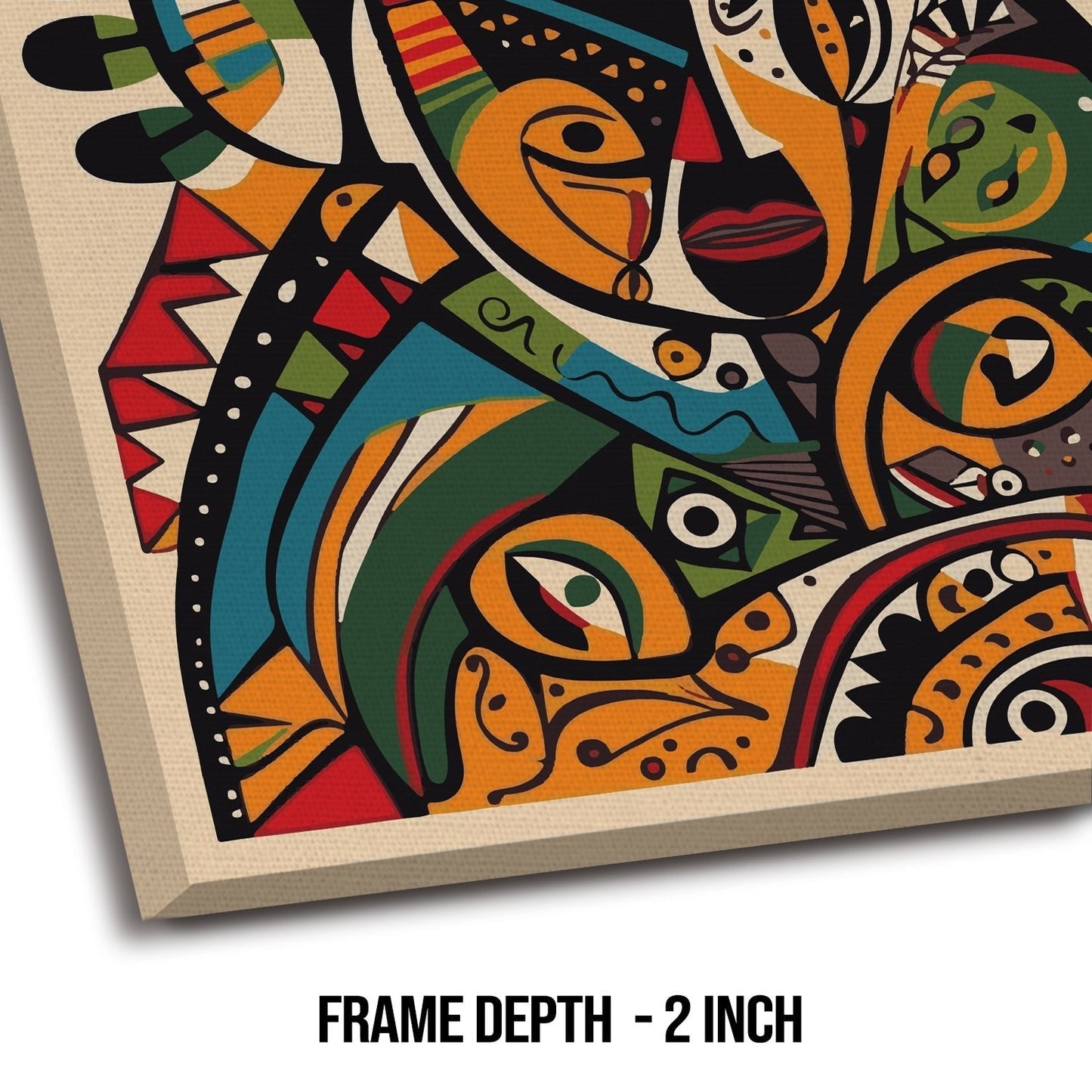 Framed Abstract Canvas Wall Art Painting