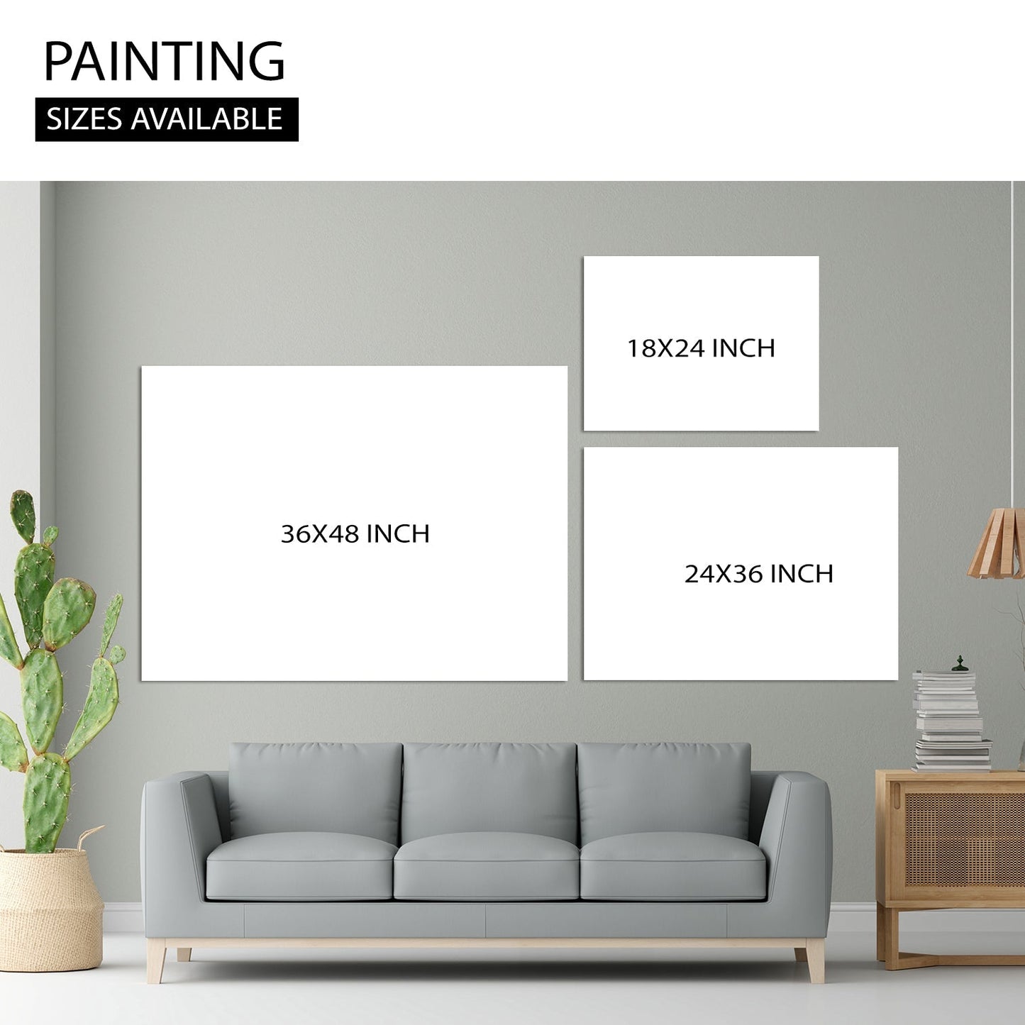 Framed Abstract Wall Art Painting For Home and Hotels Wall Decoration