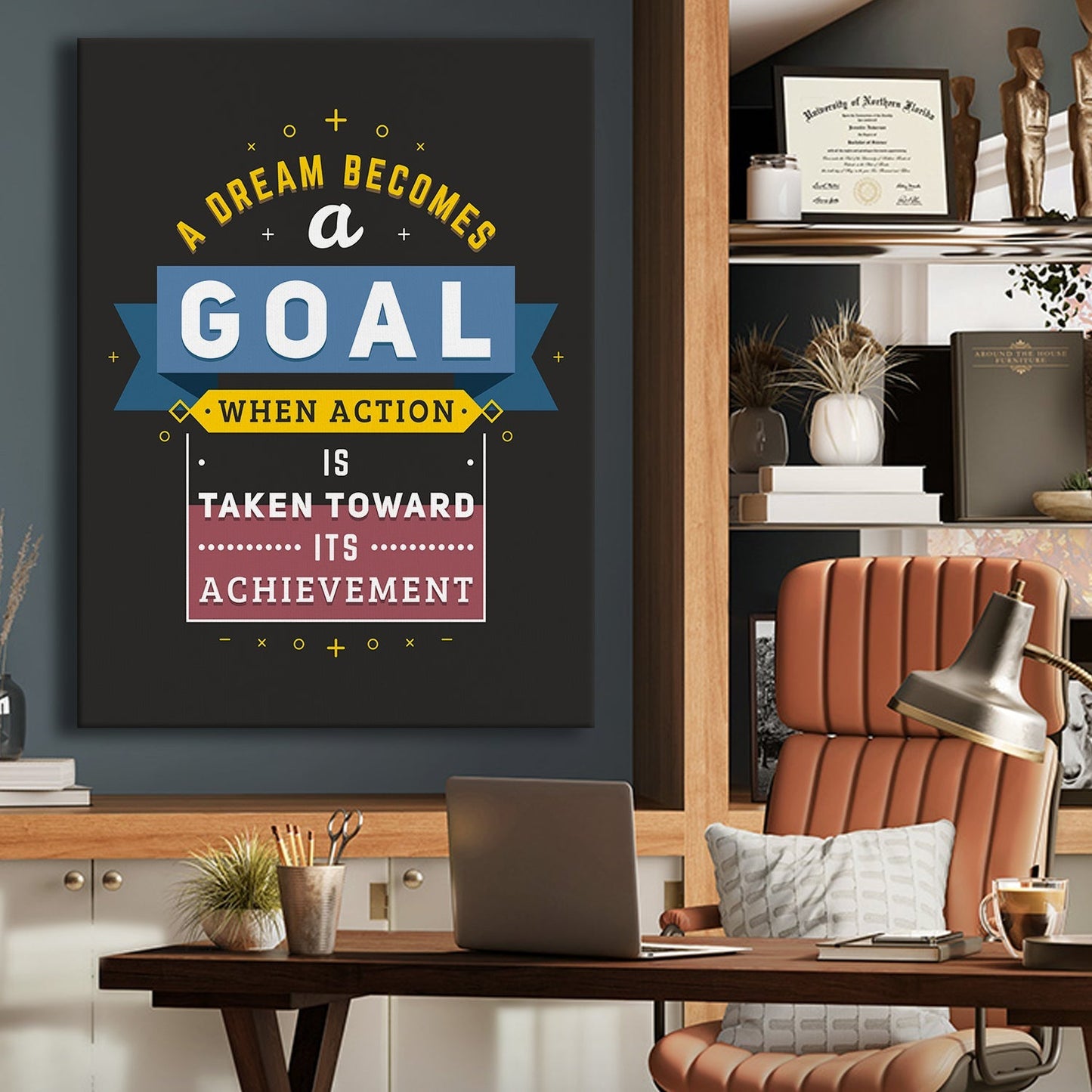 Motivational Canvas Wall Art Painting
