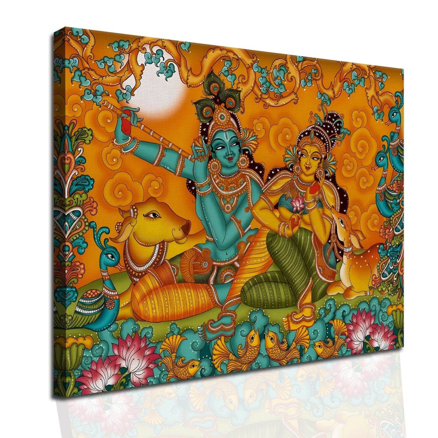 Radha krishna Canvas Wall Art Painting
