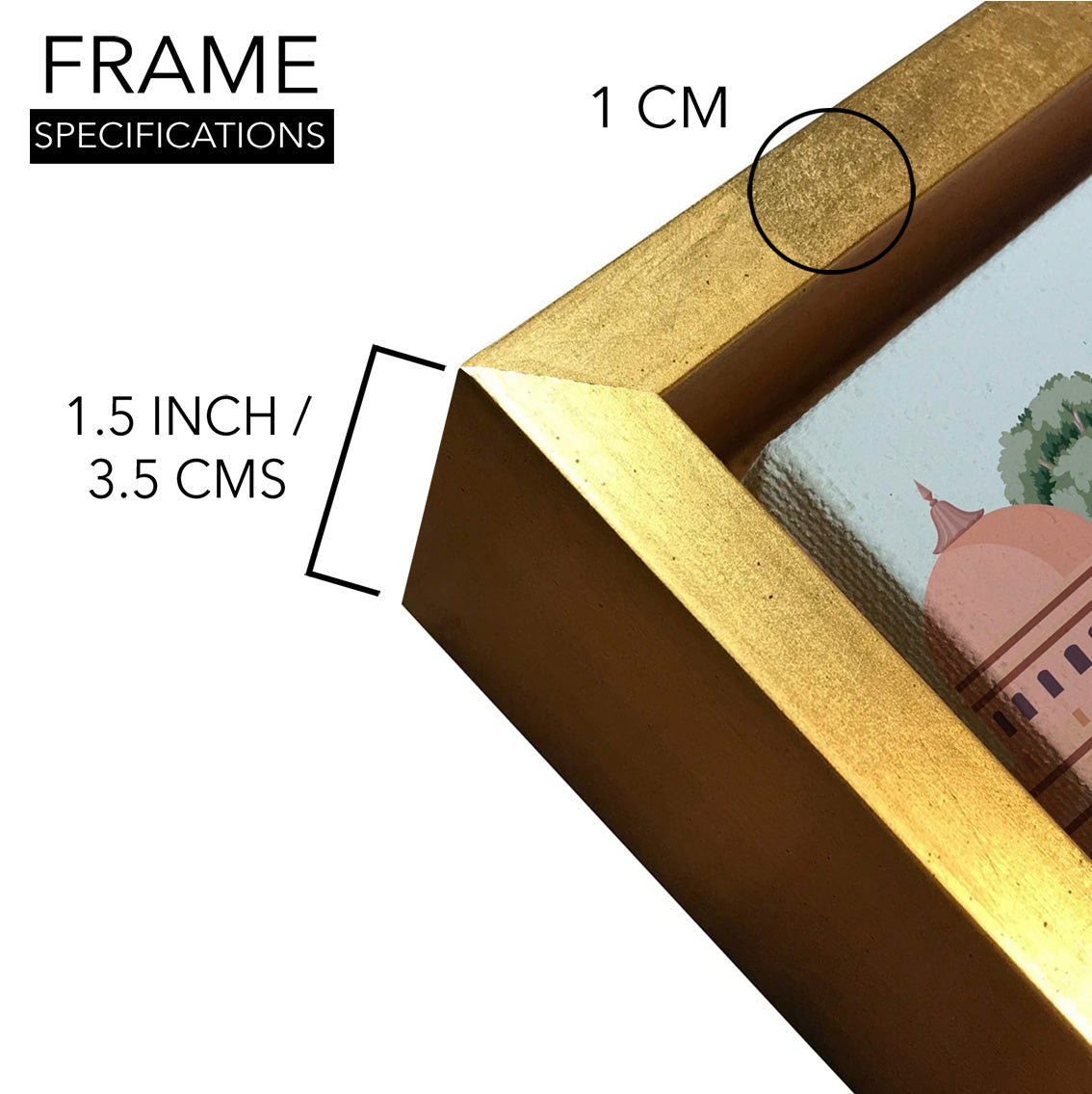 Mughal Garden Canvas Wall At