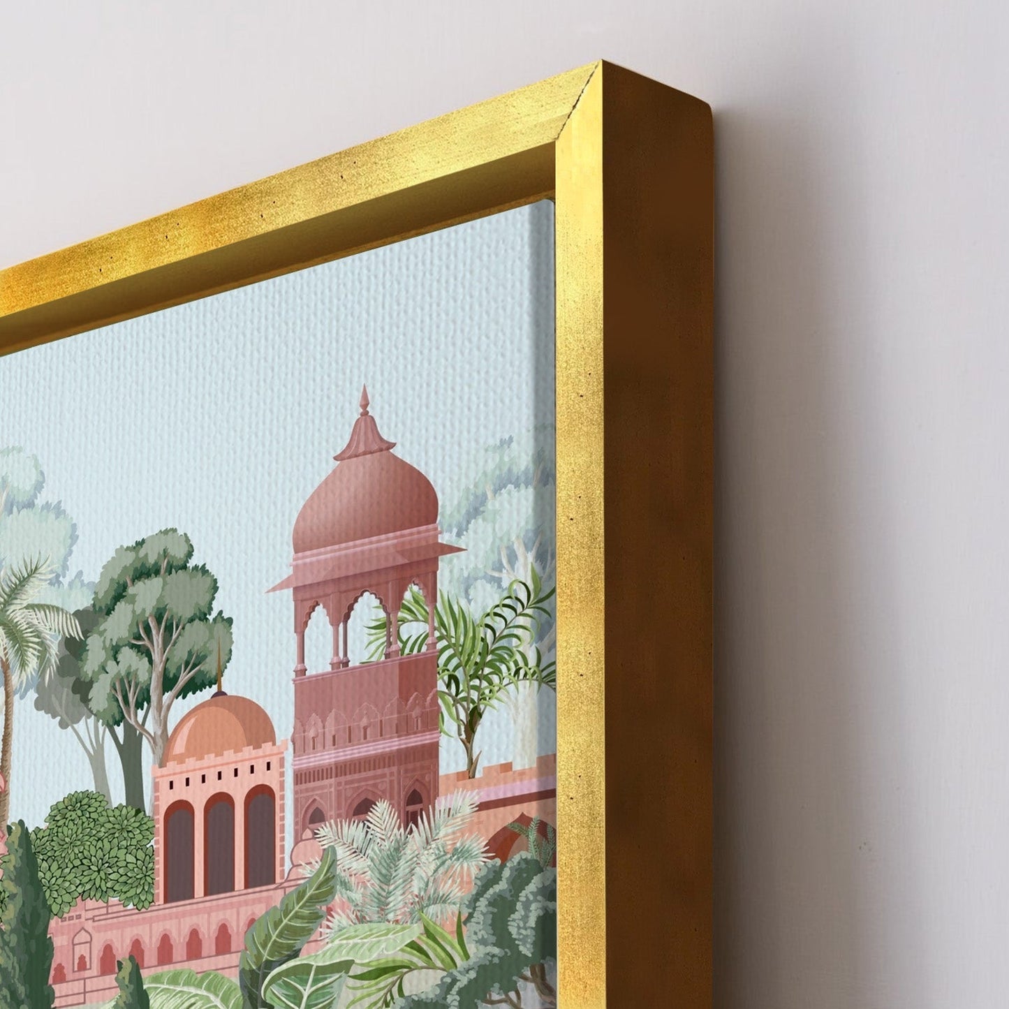 Mughal Garden Canvas Wall At