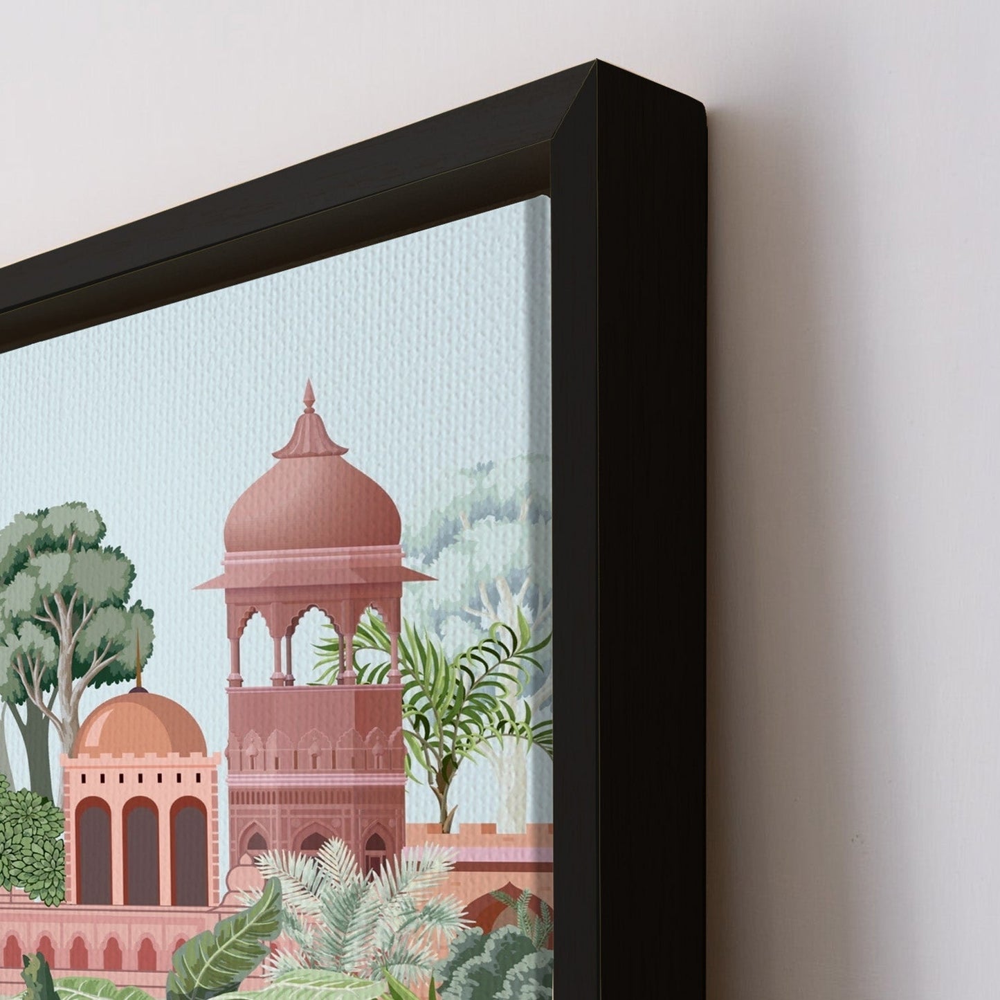 Mughal Garden Canvas Wall At