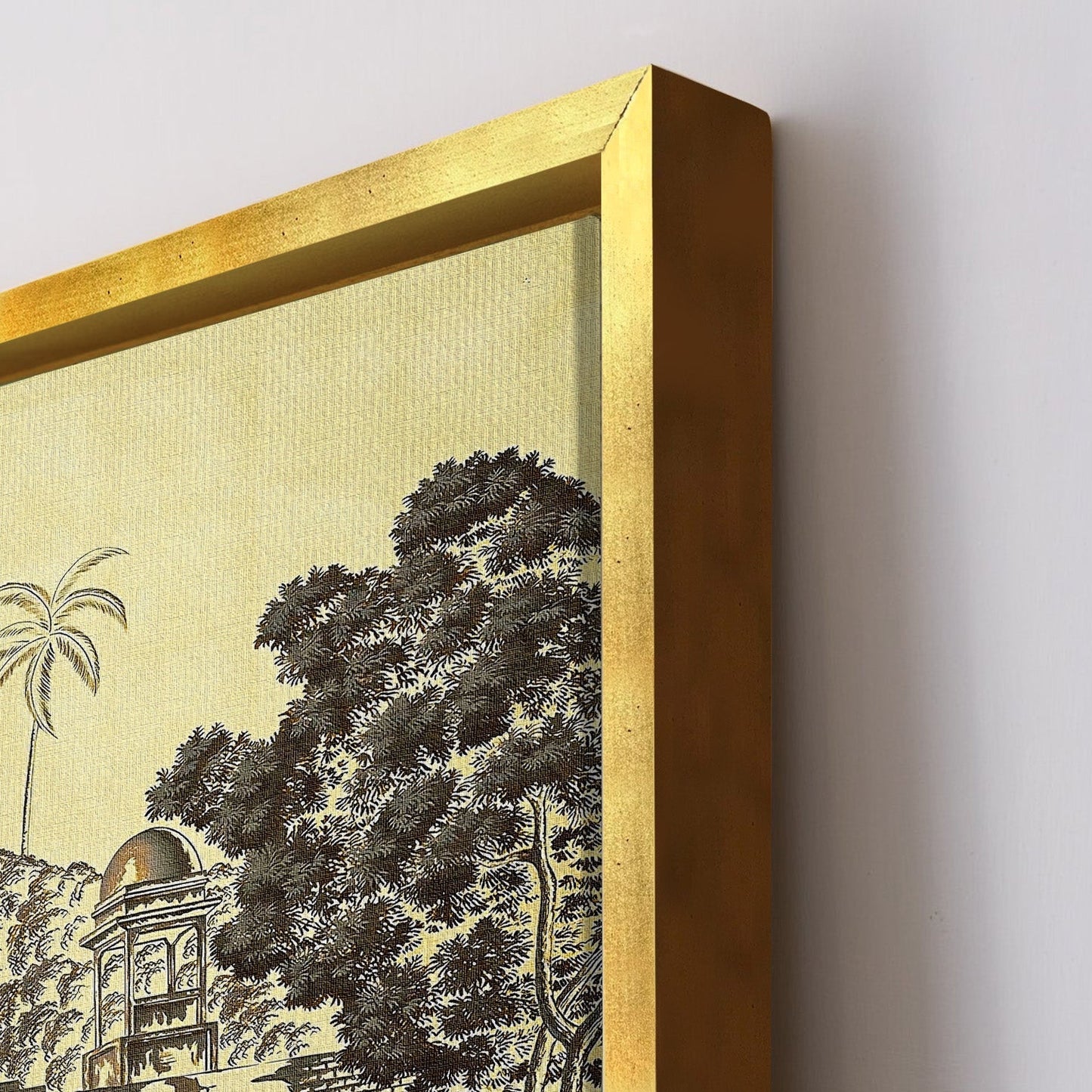The Mughal Stronghold Wall Art Canvas Painting