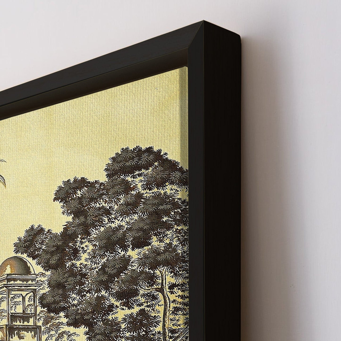 The Mughal Stronghold Wall Art Canvas Painting