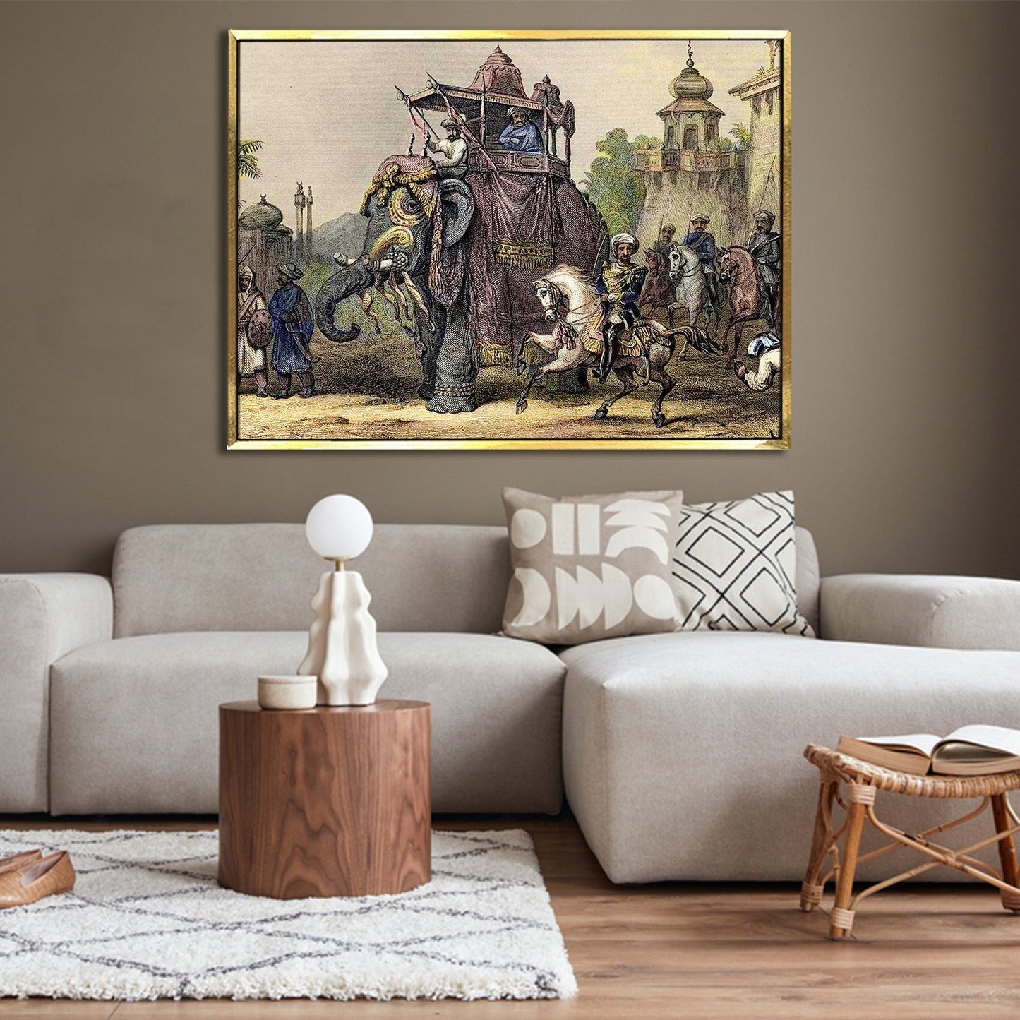 Indian Rebellion of 1857 Wall Art Canvas Painting