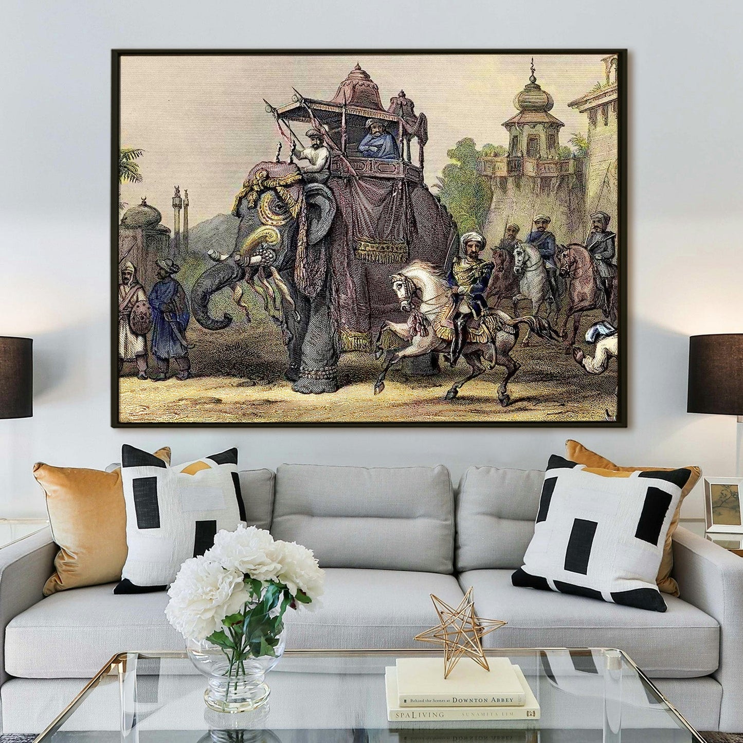 Indian Rebellion of 1857 Wall Art Canvas Painting