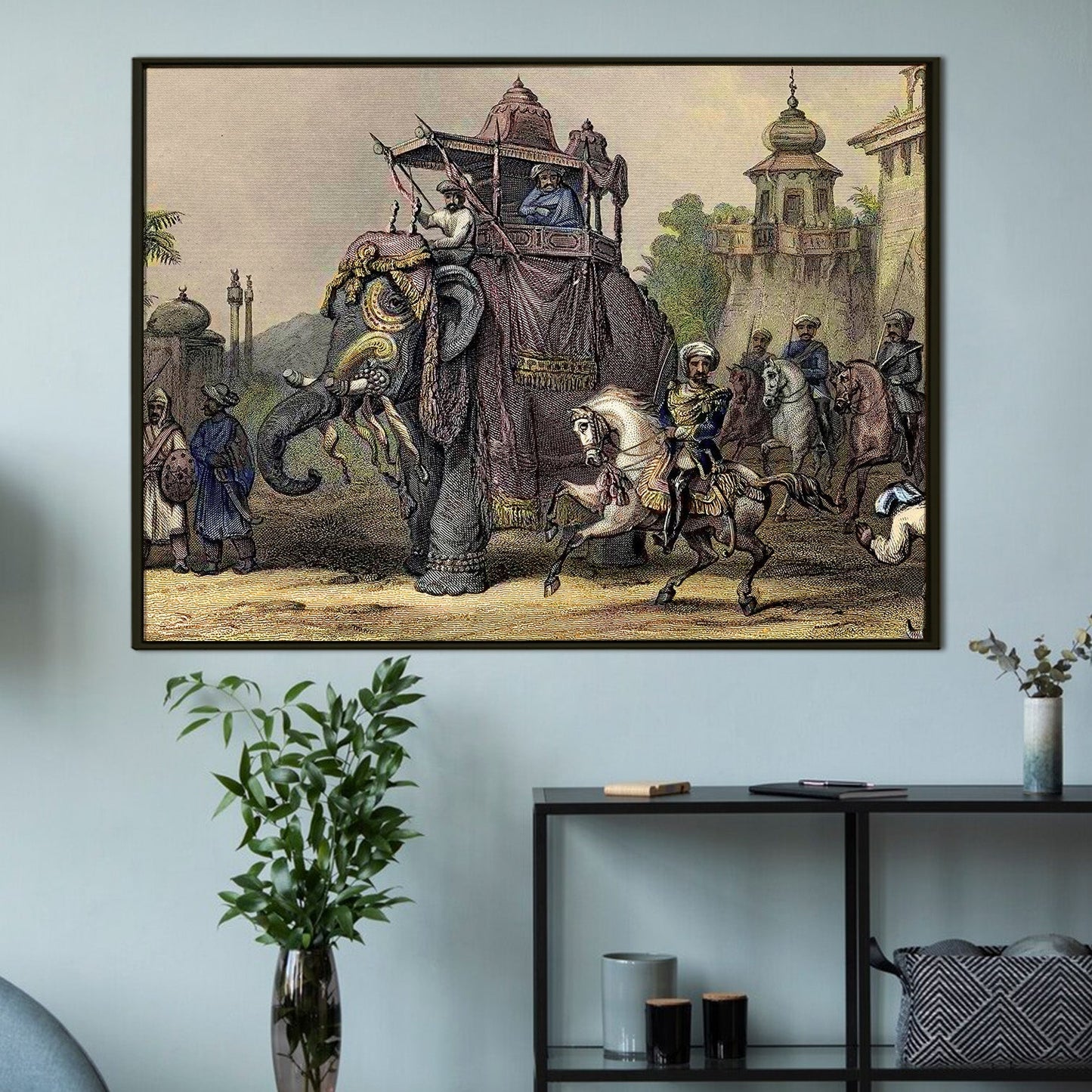 Indian Rebellion of 1857 Wall Art Canvas Painting