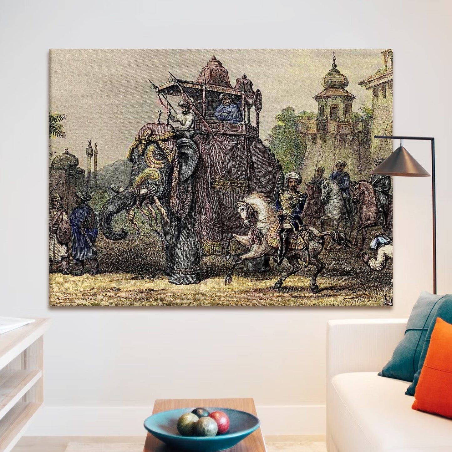 Indian Rebellion of 1857 Wall Art Canvas Painting