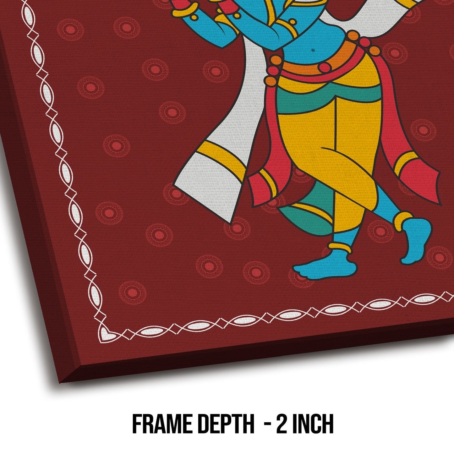 Krishna playing the flute Canvas Wall Art Painting
