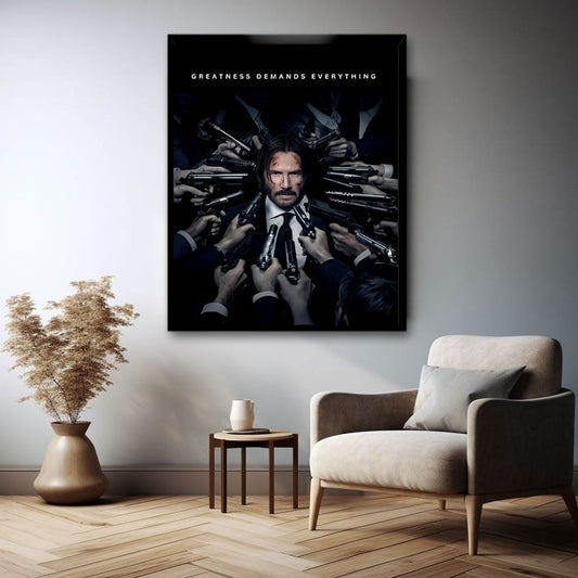 John Wick Wall Canvas Painting For Office Decor