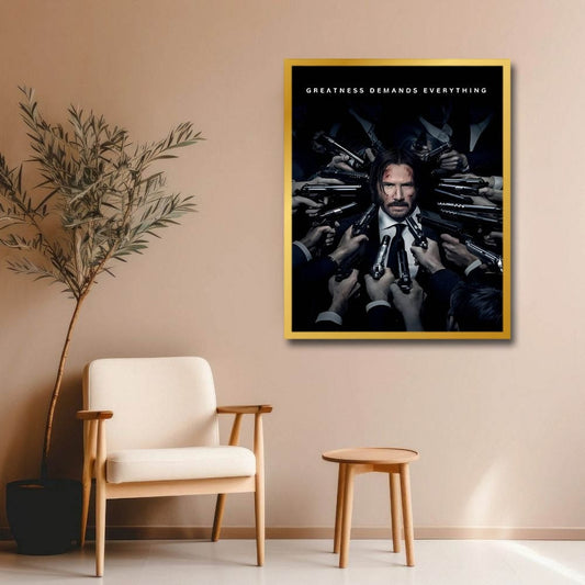 John Wick Wall Canvas Painting For Office Decor