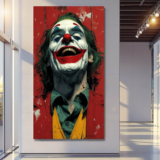 Joker Face Canvas Wall Painting For Home Decor