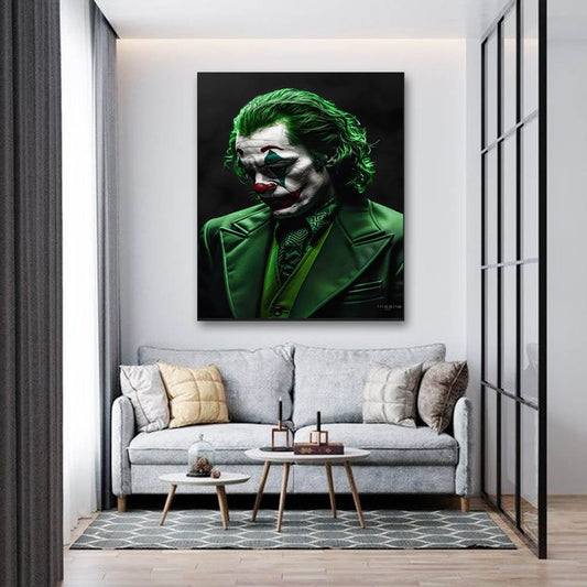 Joker Canvas Wall Painting