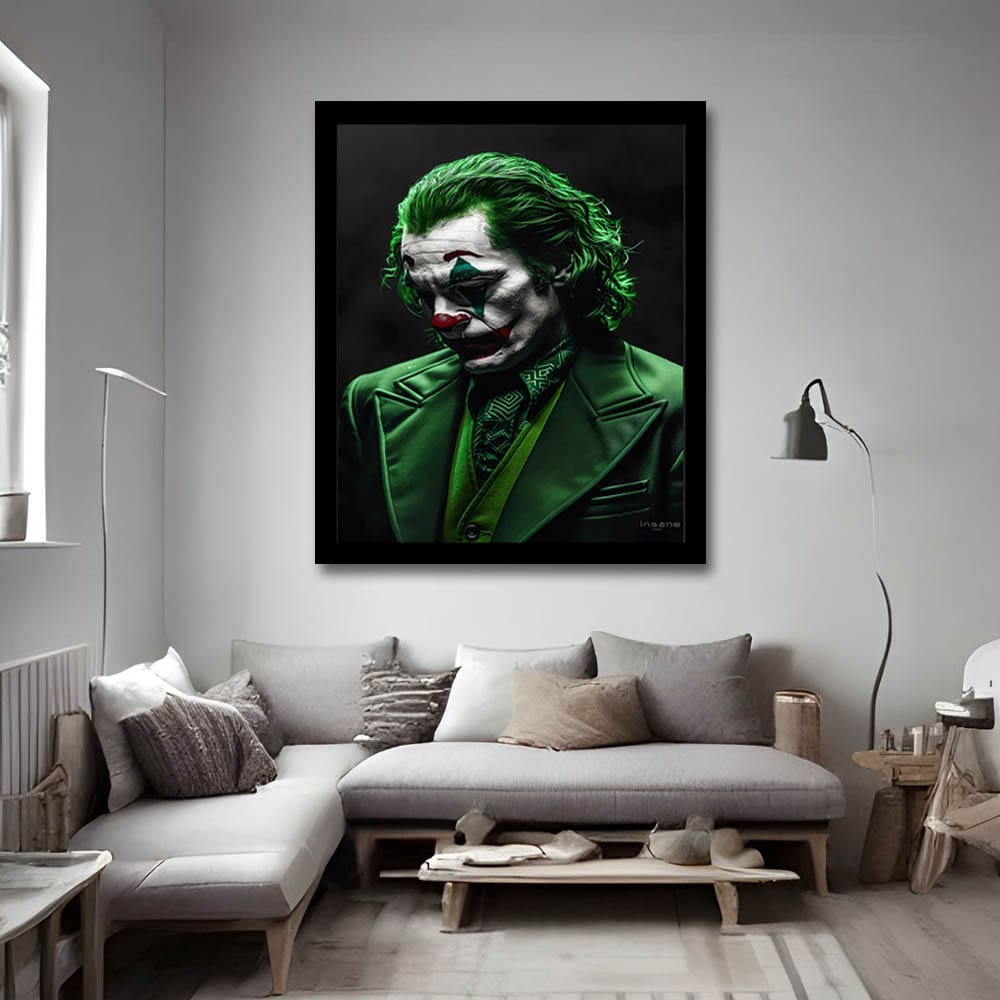 Joker Canvas Wall Painting