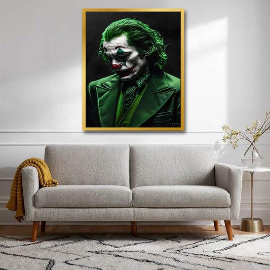 Joker Canvas Wall Painting