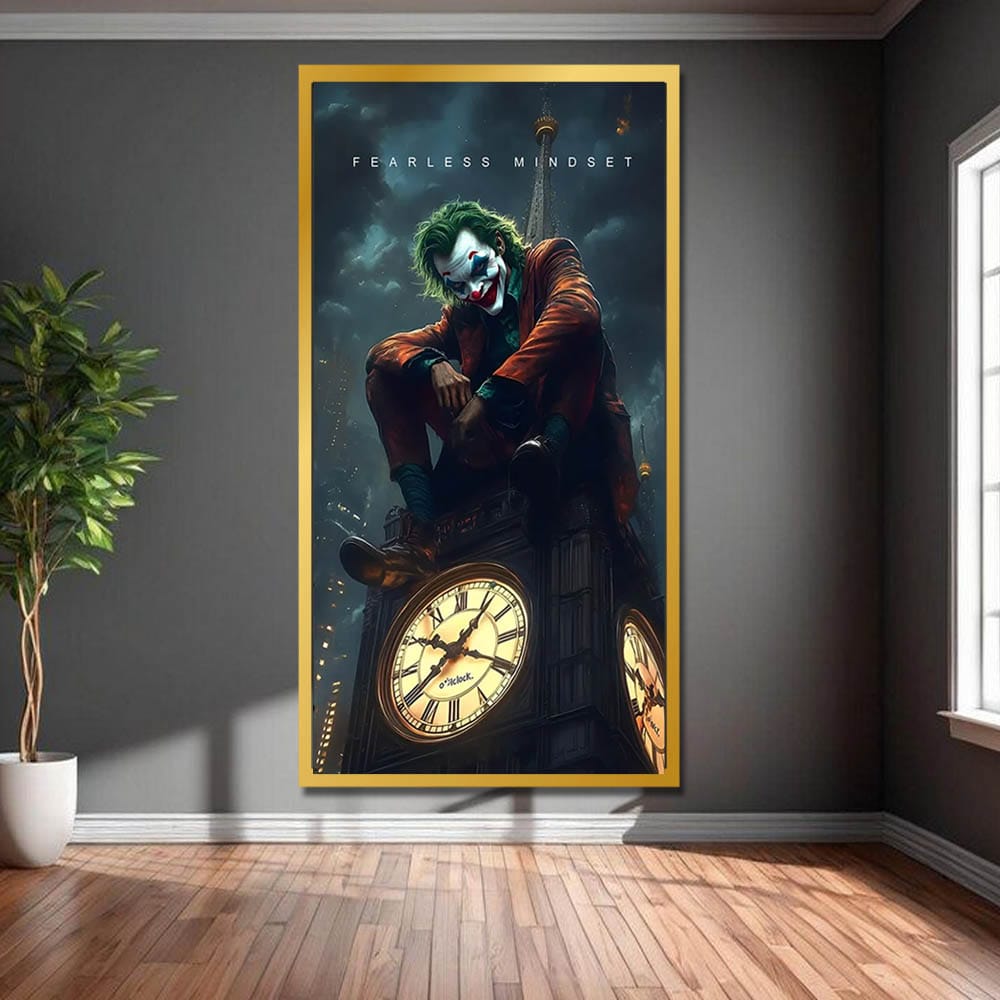 Joker Canvas Wall Art