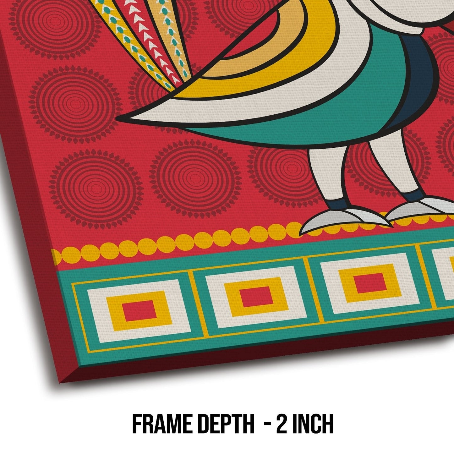 Kalighat Patachitra Canvas Wall Art Painting