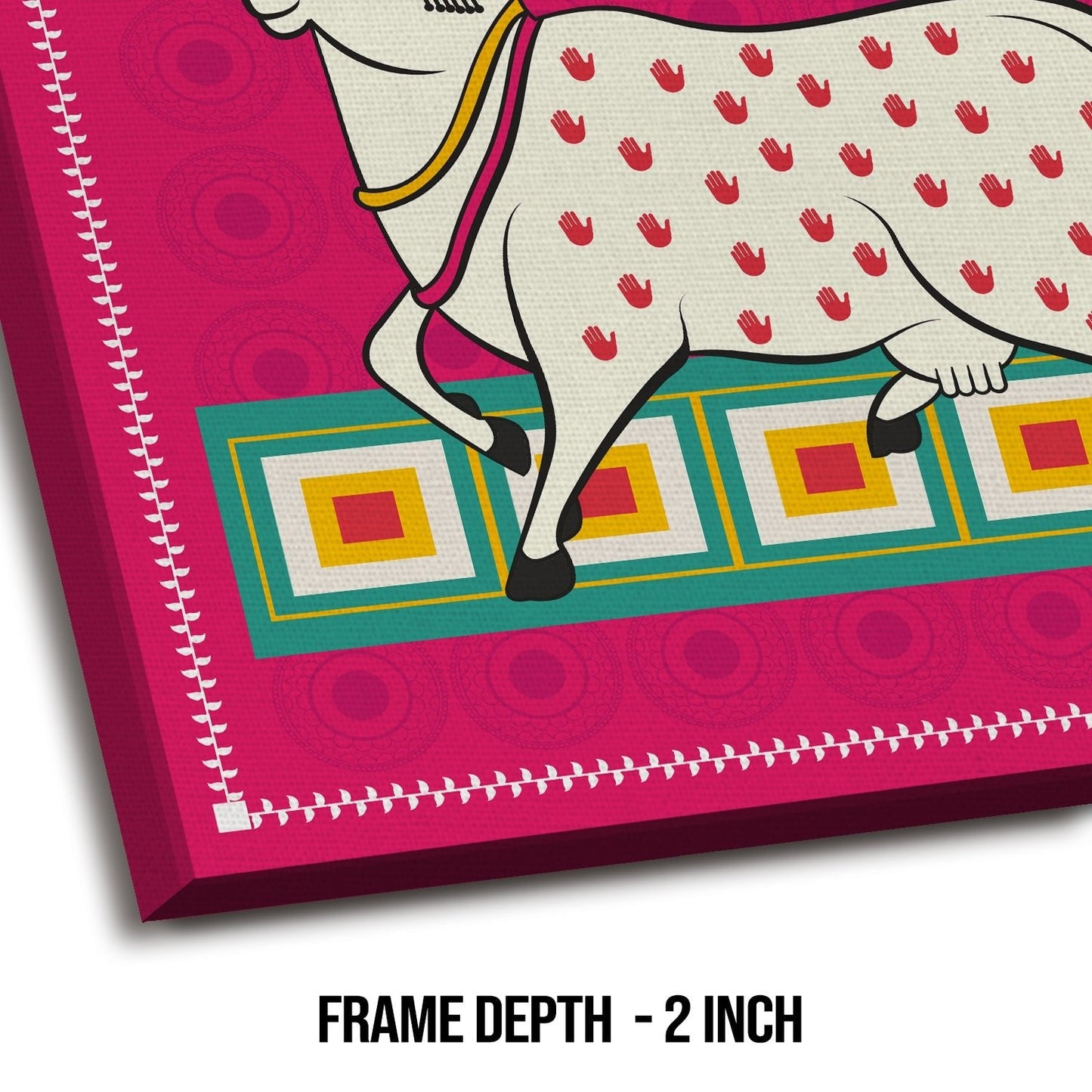 Kalighat Patachitra Canvas Wall Art Painting